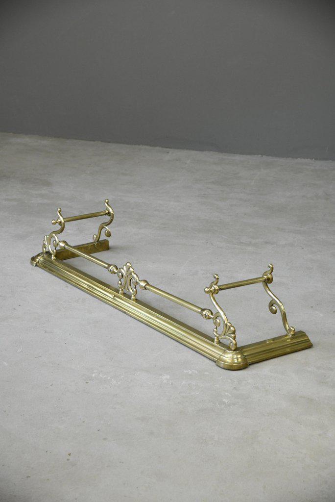 Edwardian Style Brass Fire Fender (1 of 11) Edwardian Style Brass Fire Fender (1 of 11)