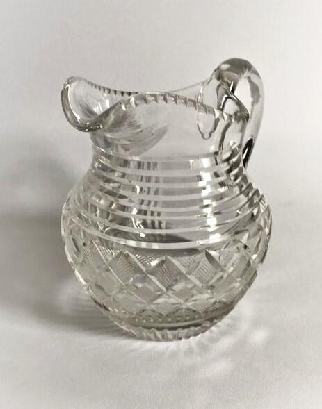 Edwardian Cut Glass Cream Jug (1 of 5)