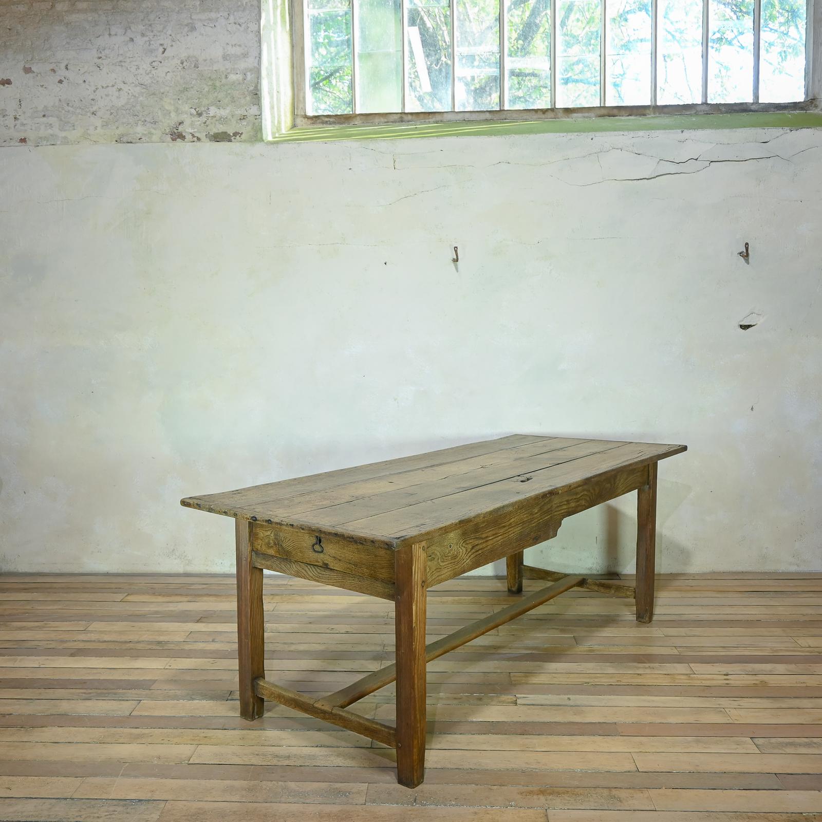 George III Oak Country Refectory Farmhouse Table (1 of 17)