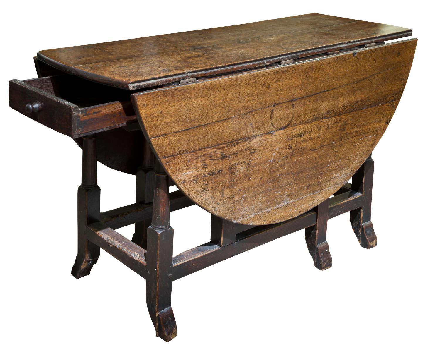 17th Century Oak Gateleg Table (1 of 1)