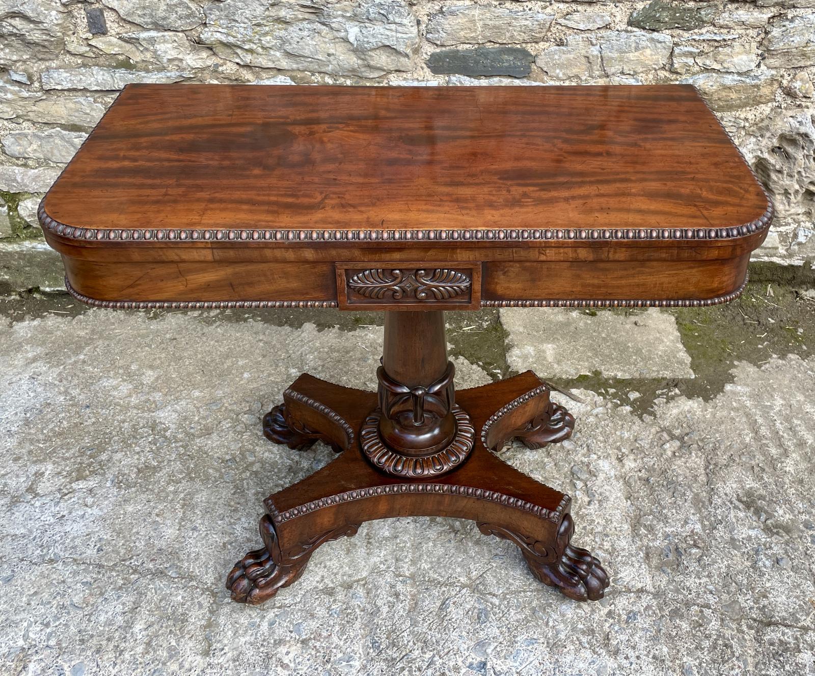 Regency Mahogany Card Table (1 of 28) Regency Mahogany Card Table (1 of 28)