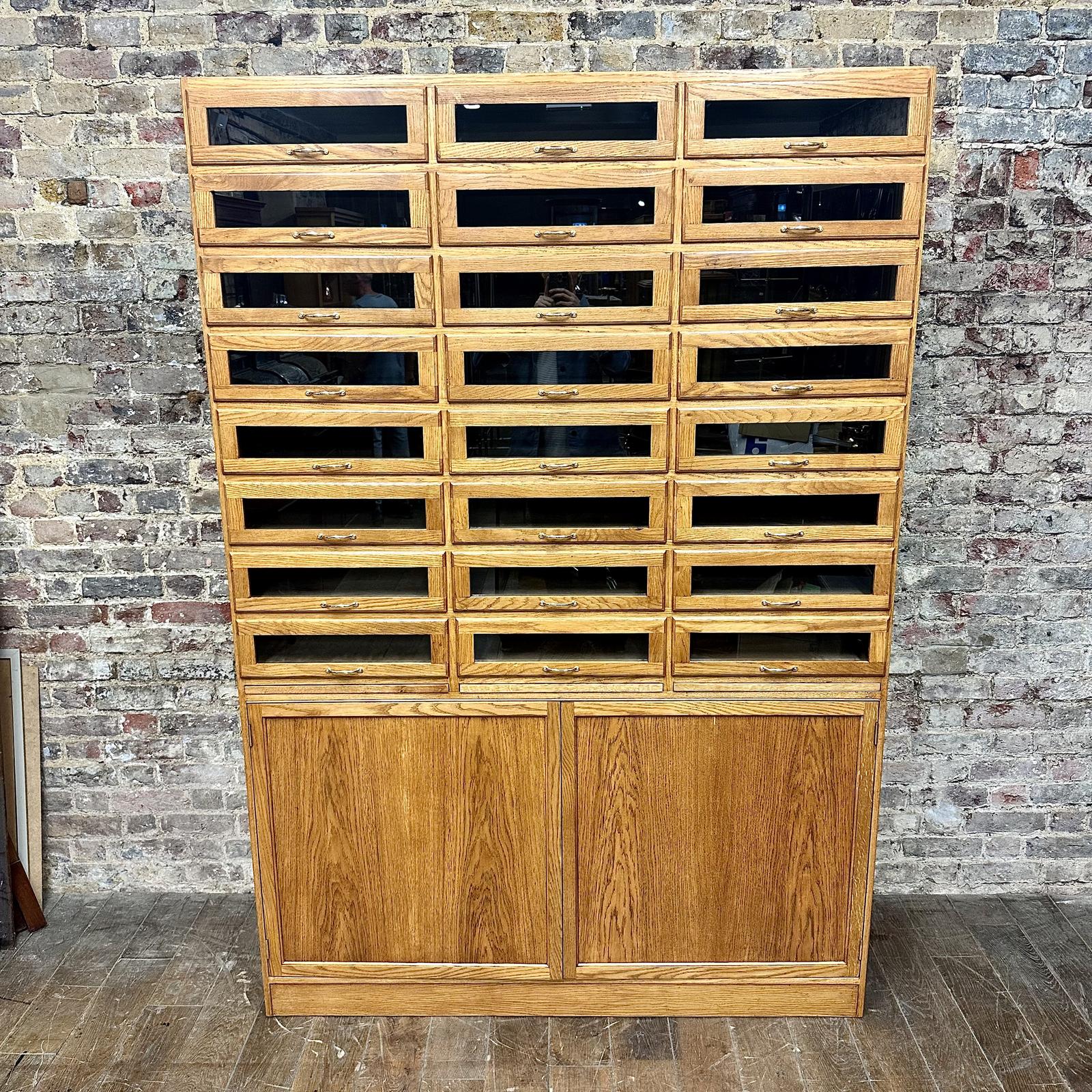 Oak Haberdashery Drapers Cabinet (1 of 4) Oak Haberdashery Drapers Cabinet (1 of 4)