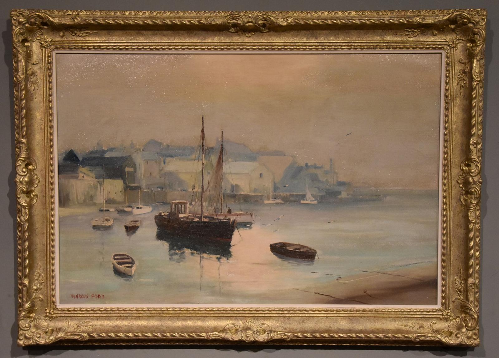 Oil Painting by Marcus Holley Ford - Shoreham Old Harbour (1 of 6)