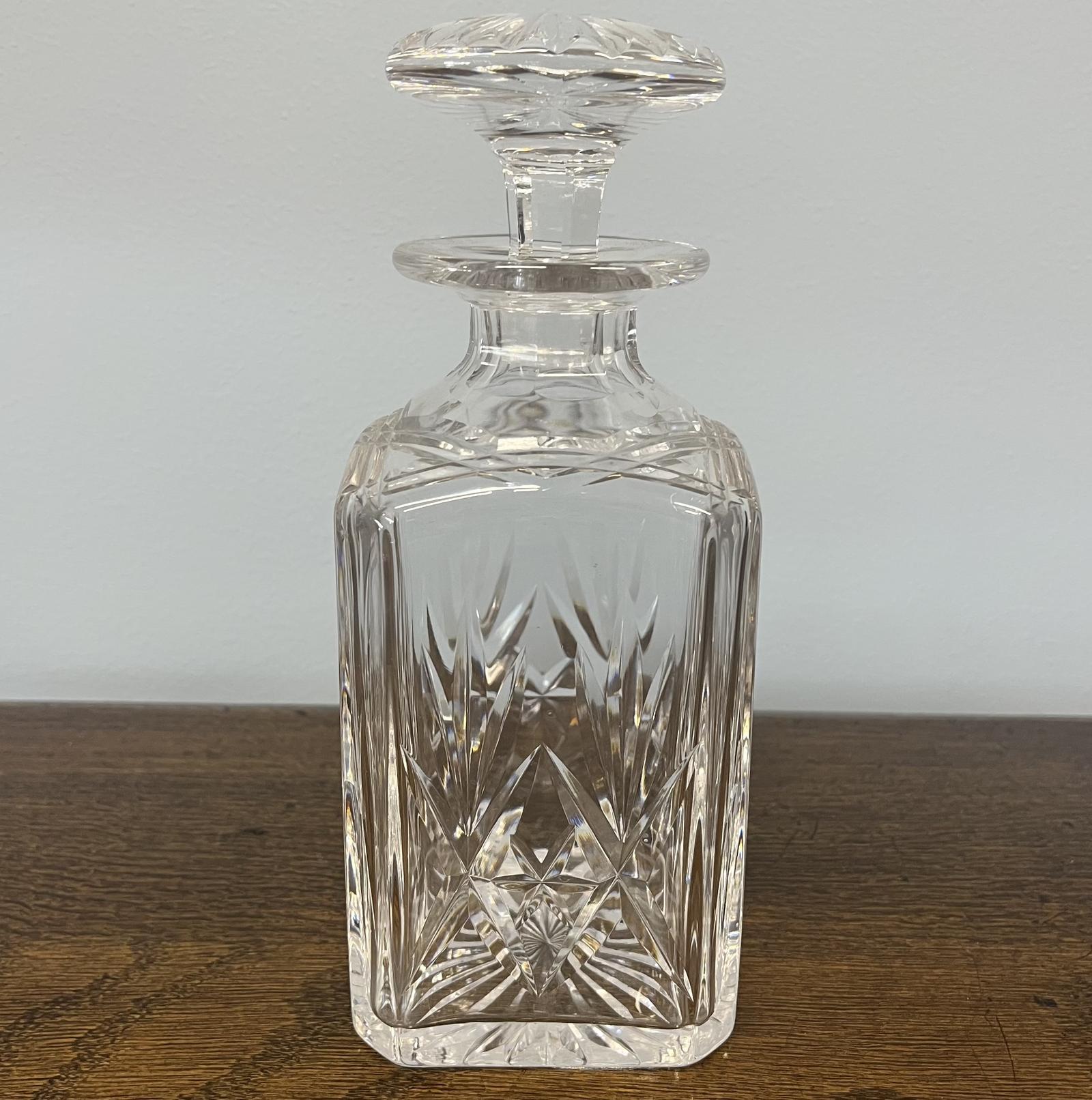 Bohemian Cut Glass Decanter (1 of 2)