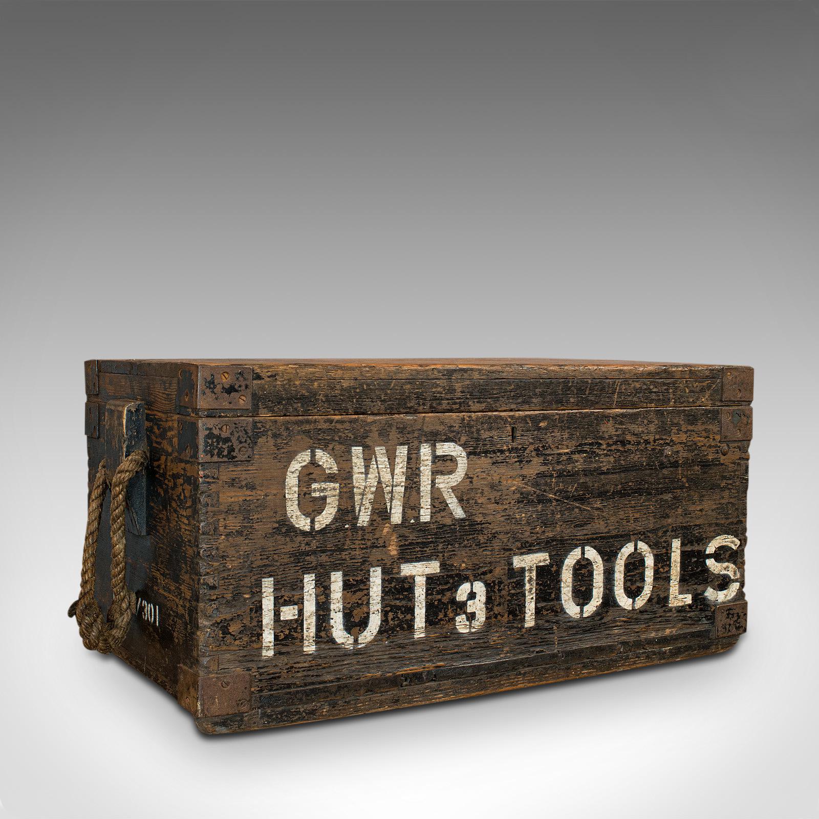 Antique Workman's Tool Chest, English, Pine, Railway Worker, Trunk, Victorian (1 of 12) Antique Workman's Tool Chest, English, Pine, Railway Worker, Trunk, Victorian (1 of 12)