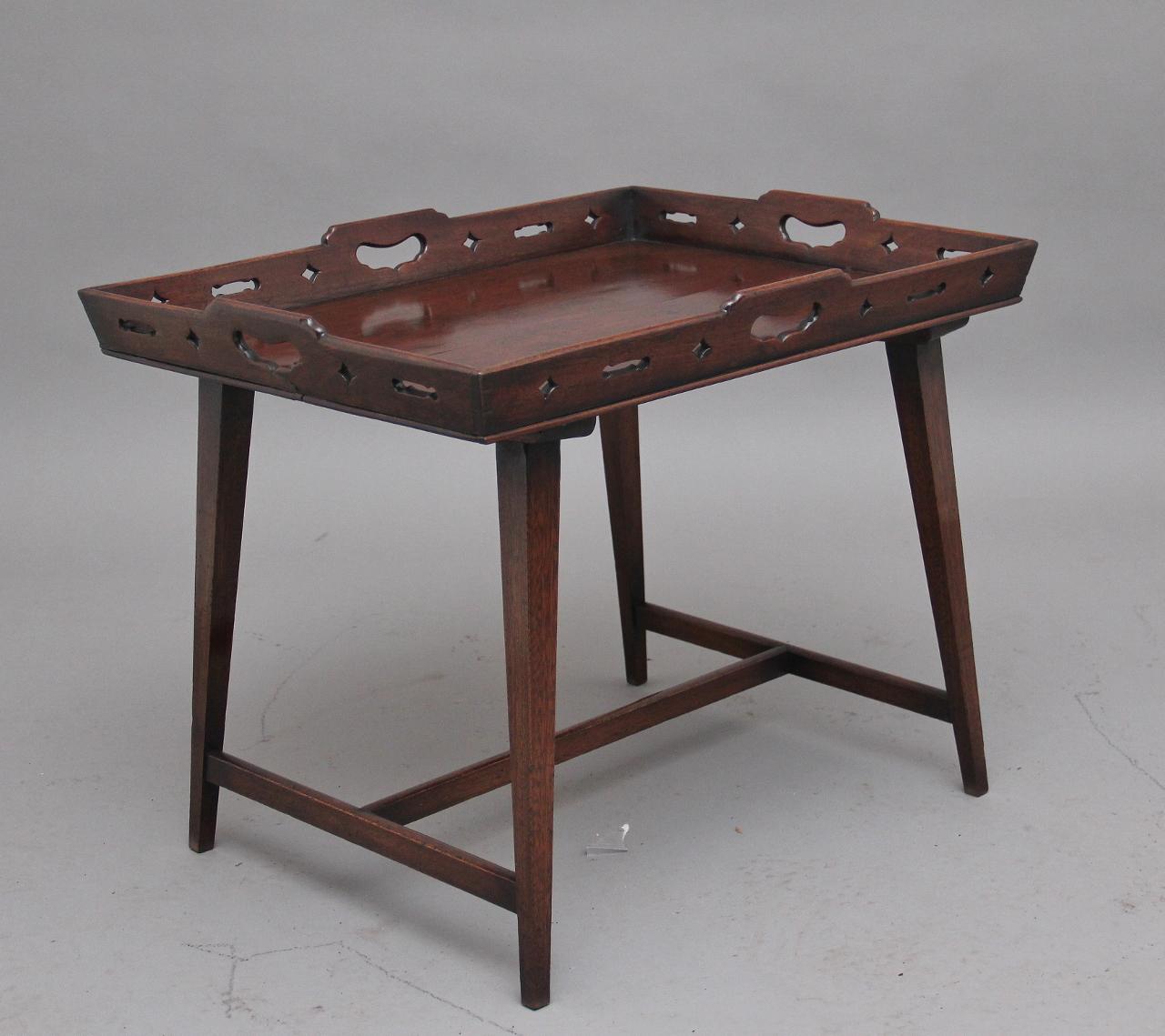 Early 19th Century Mahogany Tray Top Table (1 of 6)