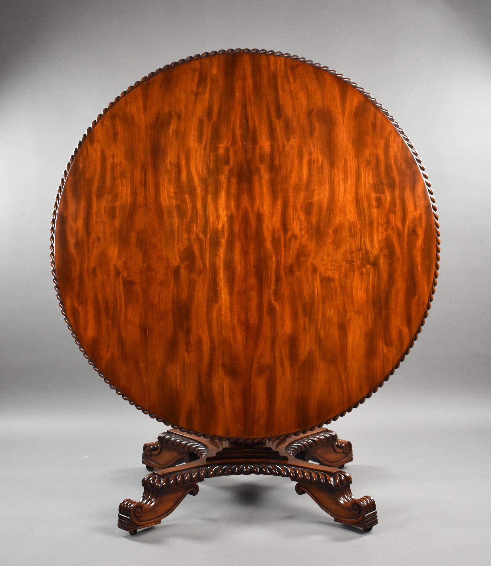 William IV Mahogany Circular Breakfast Table (1 of 13)