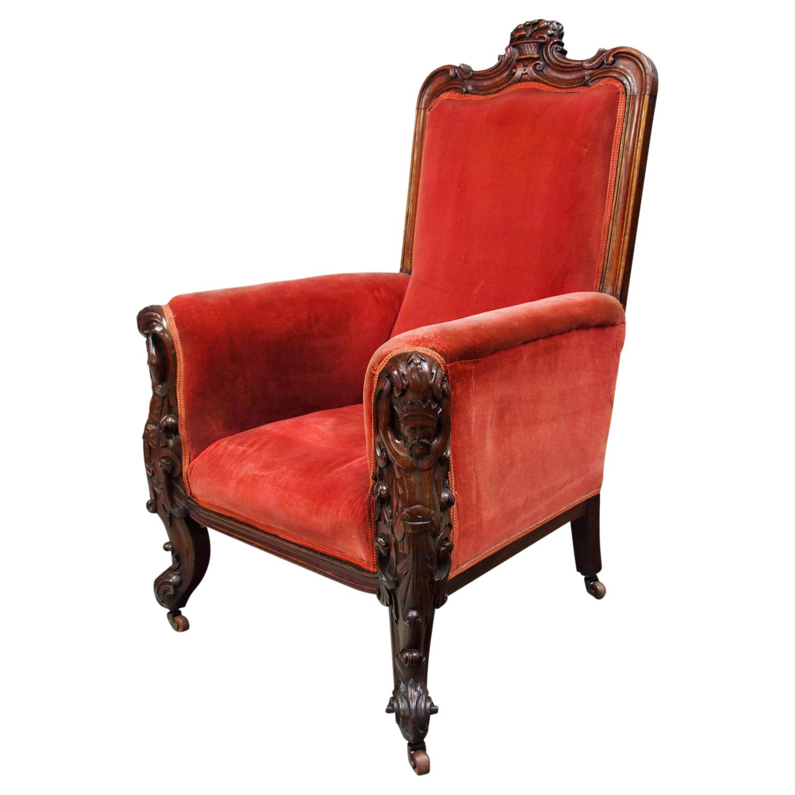 William IV Mahogany Armchair (1 of 14)