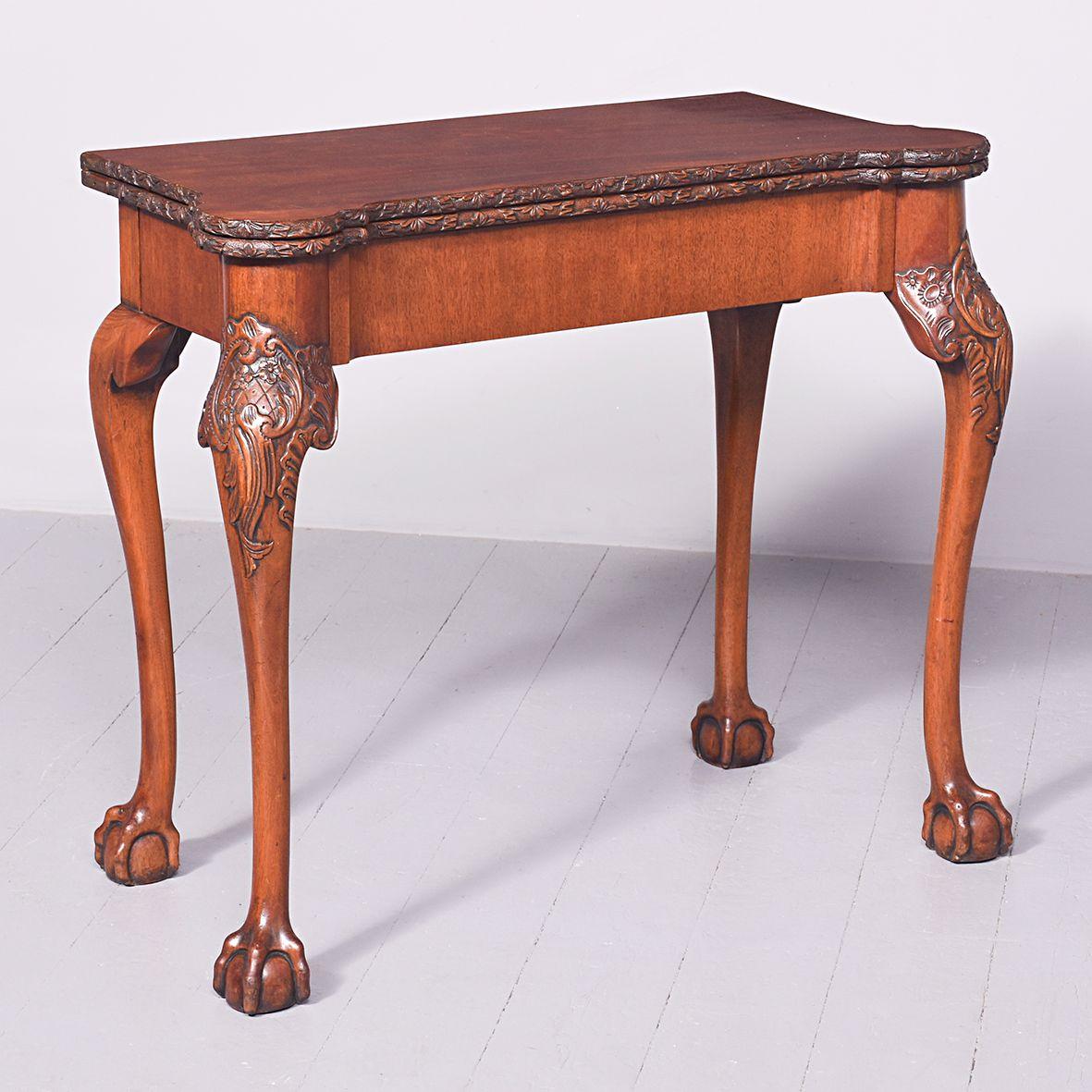 Georgian Style Fold-over Card Table c.1840 (1 of 9)