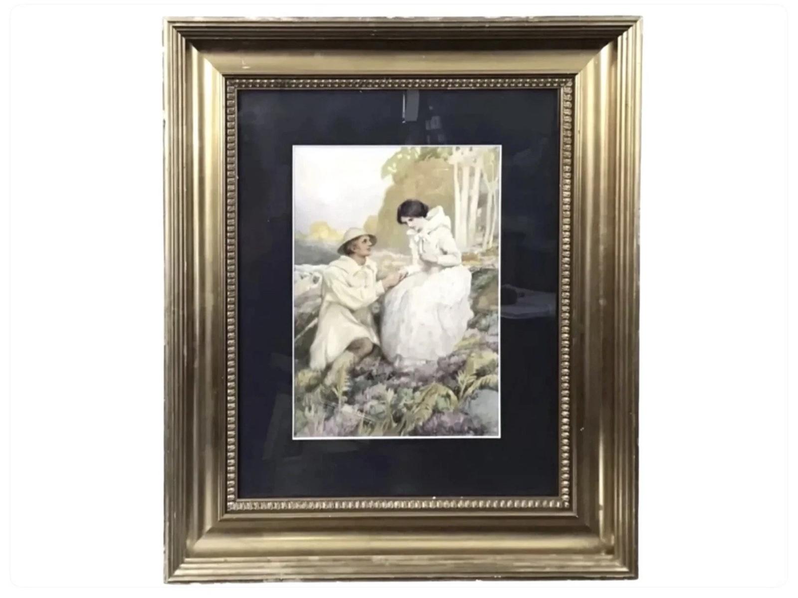 Victorian Watercolur Painting “shepherd” By Scottish Painter Percy Dixon 1862-1925 Antique (1 of 8) Victorian Watercolur Painting “shepherd” By Scottish Painter Percy Dixon 1862-1925 Antique (1 of 8)