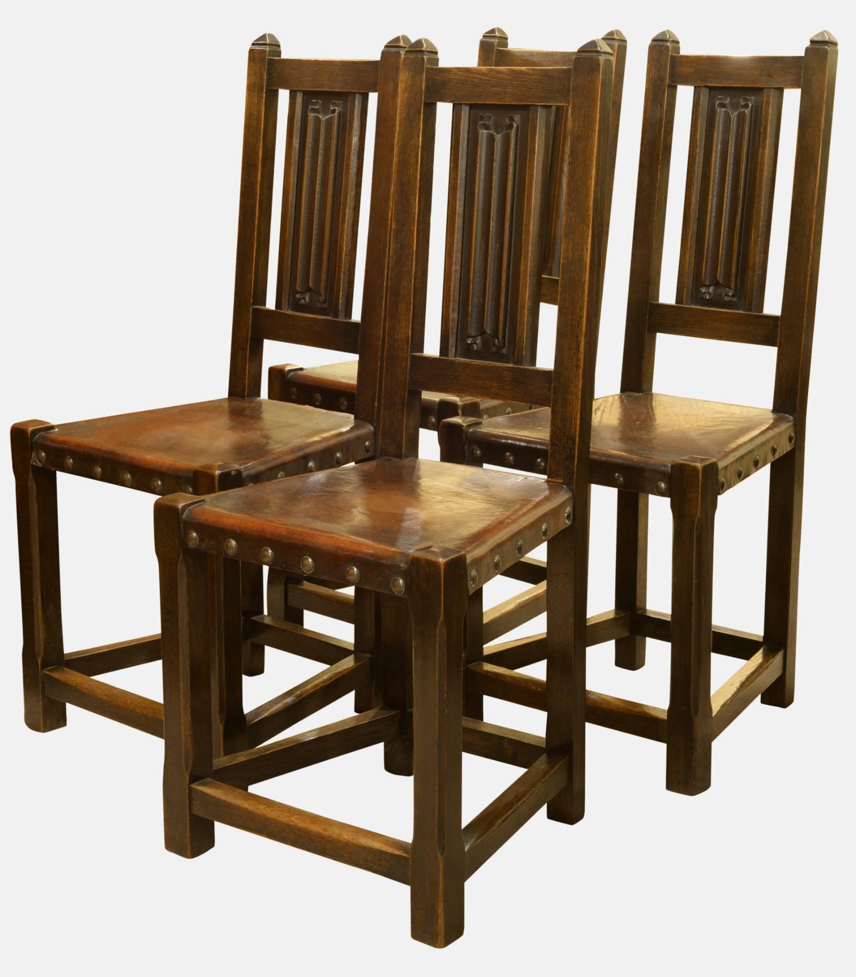 Set of 4 19th Century Oak Chairs (1 of 1) Set of 4 19th Century Oak Chairs (1 of 1)