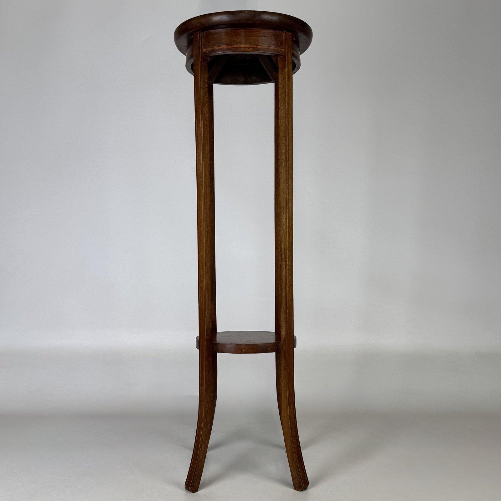 Antique Edwardian Mahogany Plant Stand | Lower Shelf | AF-6607 (1 of 7) Antique Edwardian Mahogany Plant Stand | Lower Shelf | AF-6607 (1 of 7)