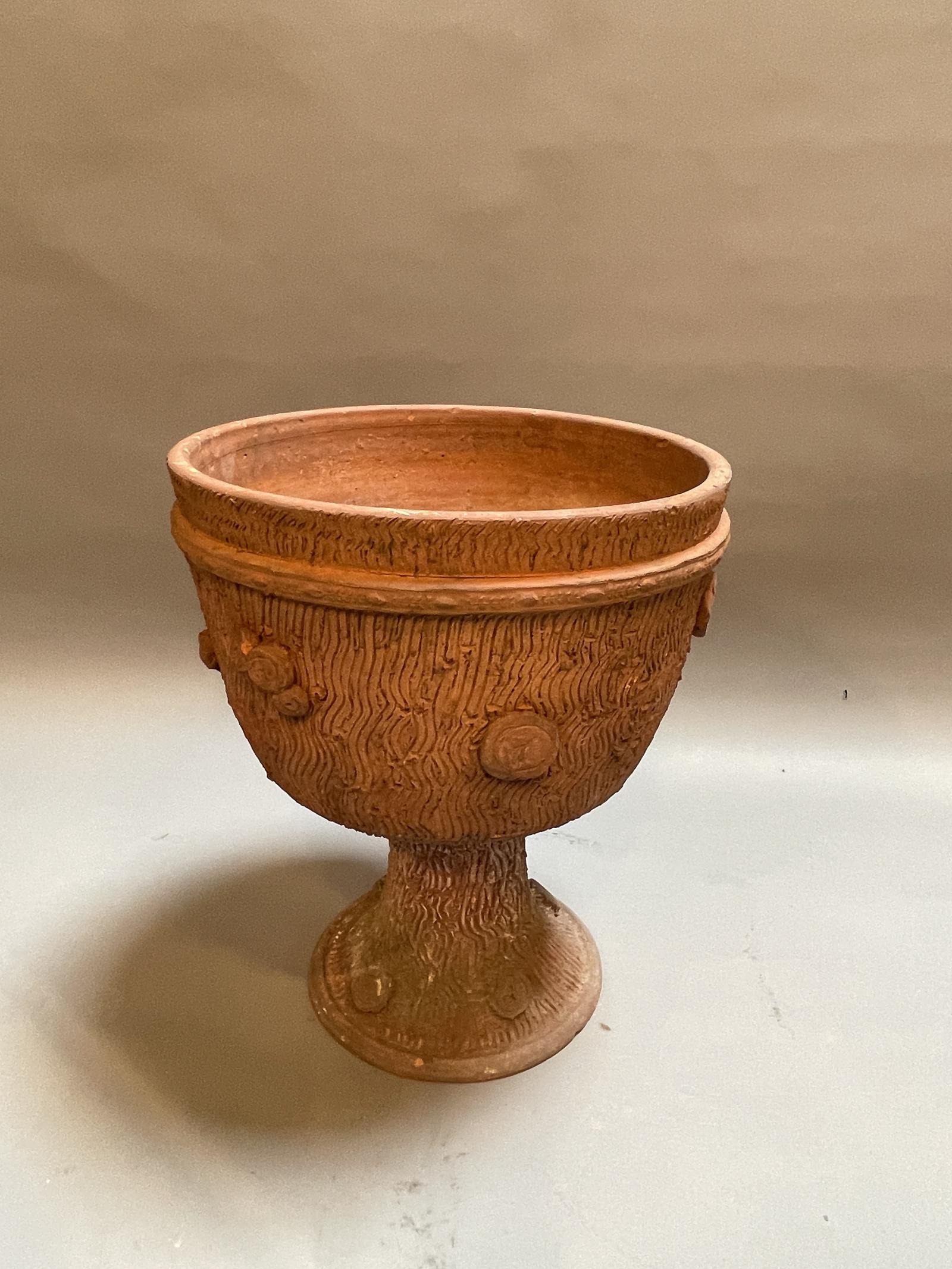 Vintage Hand Crafted Terracotta Urn (1 of 6)