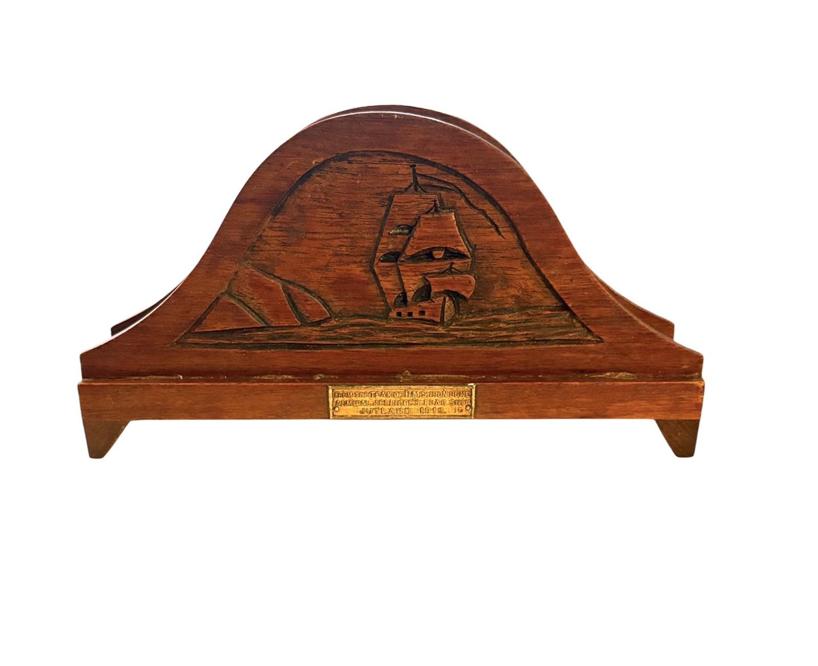 HMS Iron Duke Teak Letter Rack - Admiral Jellicoe's Flagship (1 of 7) HMS Iron Duke Teak Letter Rack - Admiral Jellicoe's Flagship (1 of 7)