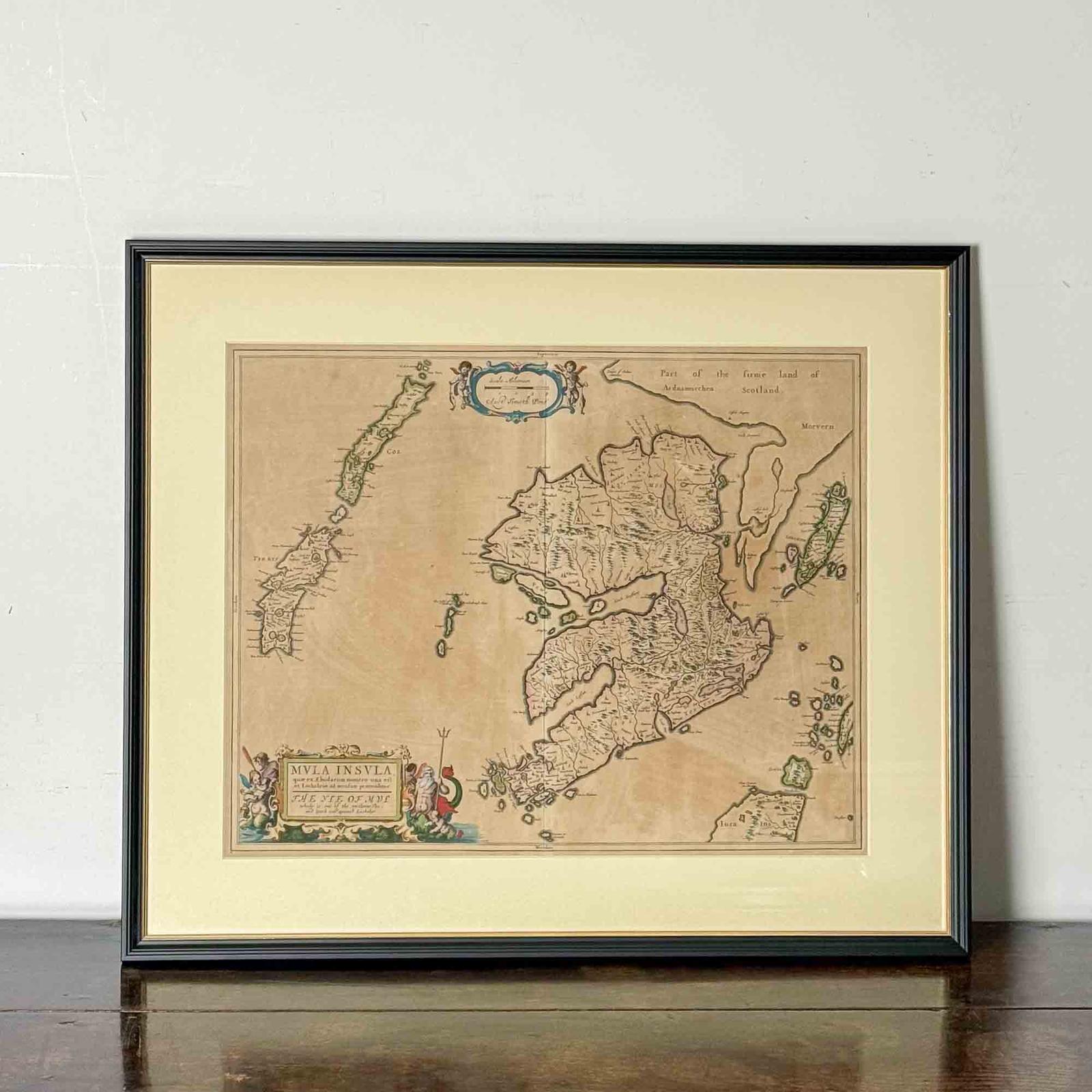 Antique Joan Blaeu Map of The Isle of Mull (1 of 7) Antique Joan Blaeu Map of The Isle of Mull (1 of 7)