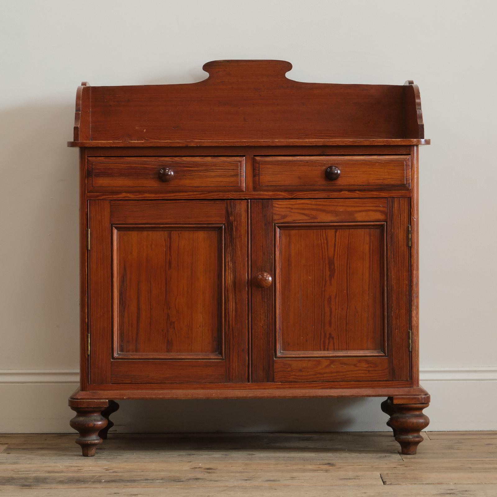 19th Century Pitch Pine Washstand (1 of 8) 19th Century Pitch Pine Washstand (1 of 8)