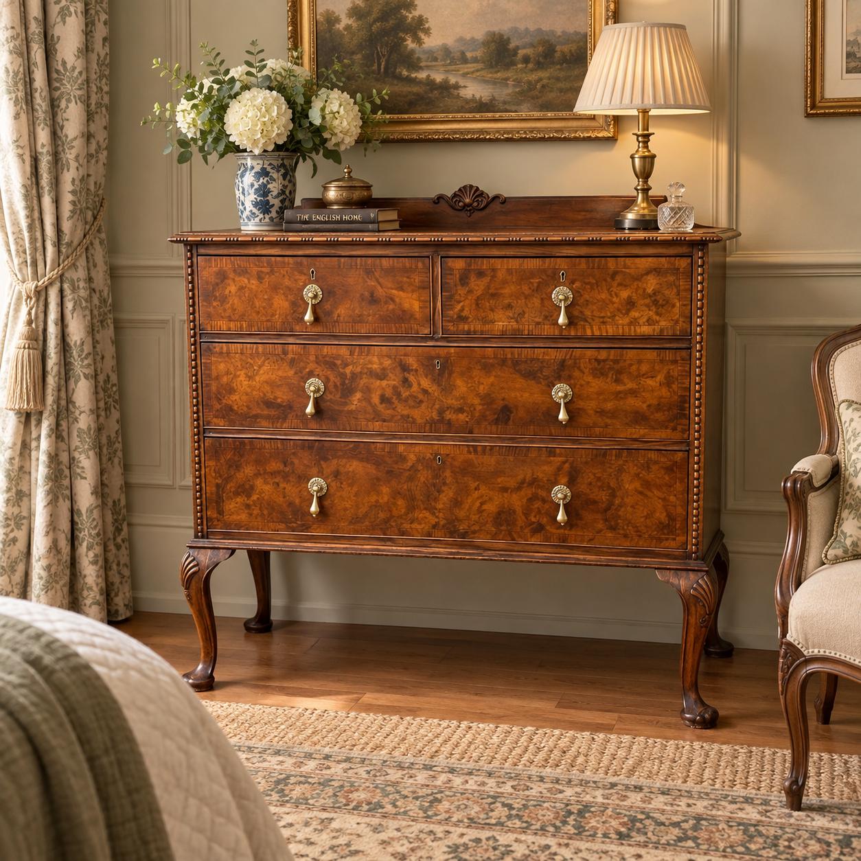 British Early 20th Century Chest of Drawers - main image