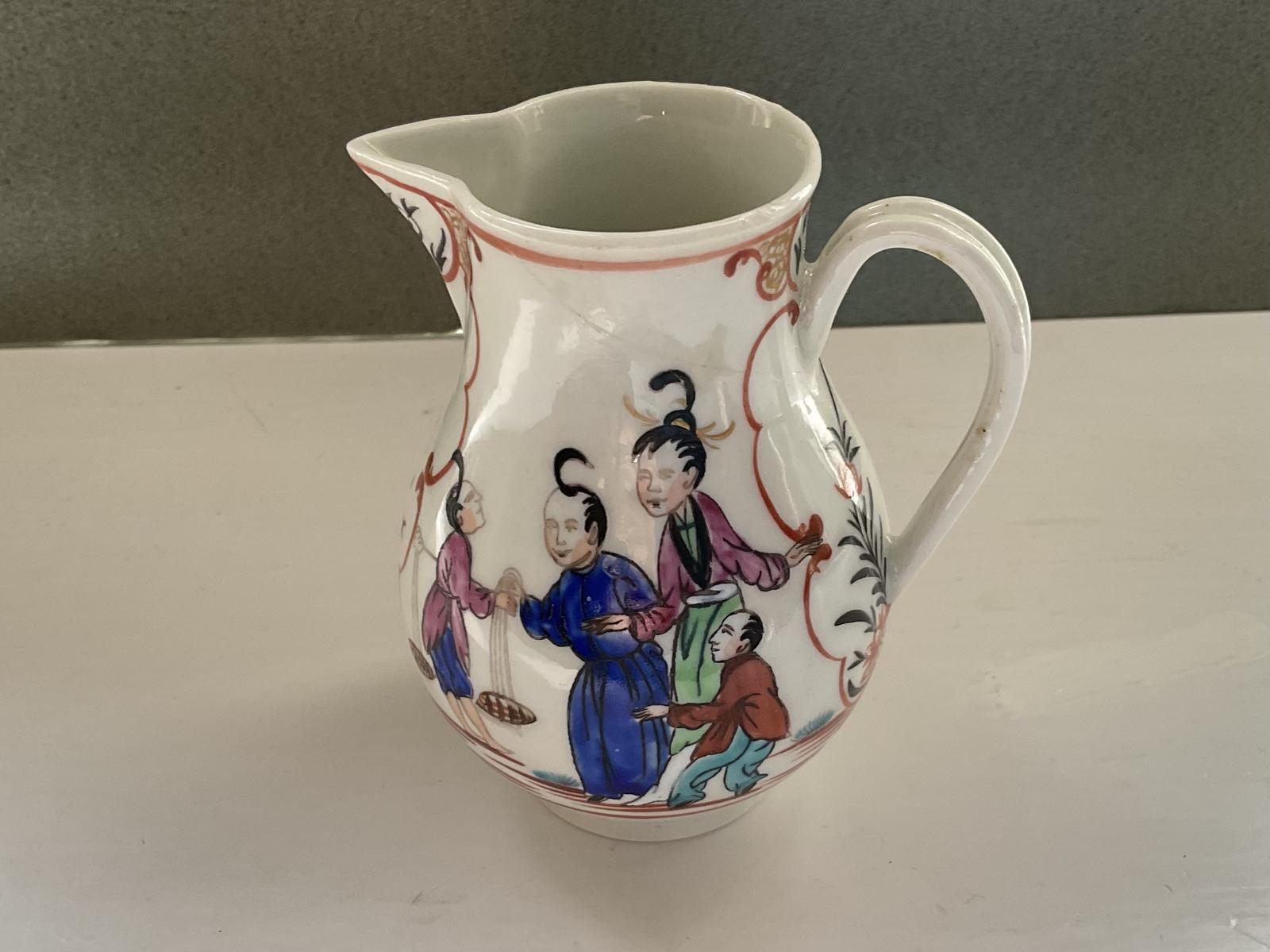 18c. Worcester Sparrow Beak Jug (1 of 4) 18c. Worcester Sparrow Beak Jug (1 of 4)