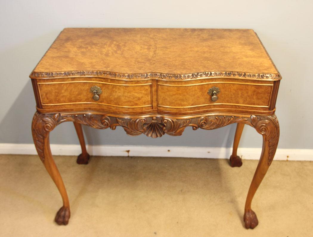 Quality Burr Walnut Serving Side Table (1 of 11) Quality Burr Walnut Serving Side Table (1 of 11)