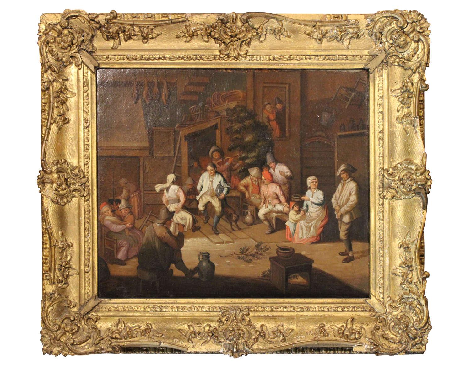 Oil on Canvas with Gilt Frame (1 of 2) Oil on Canvas with Gilt Frame (1 of 2)