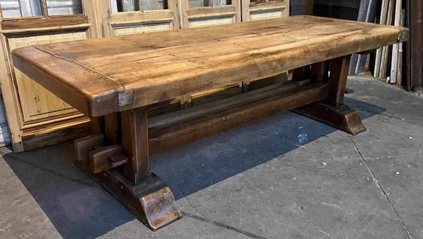 Exceptional Large French Oak Farmhouse Dining Table (1 of 1) Exceptional Large French Oak Farmhouse Dining Table (1 of 1)