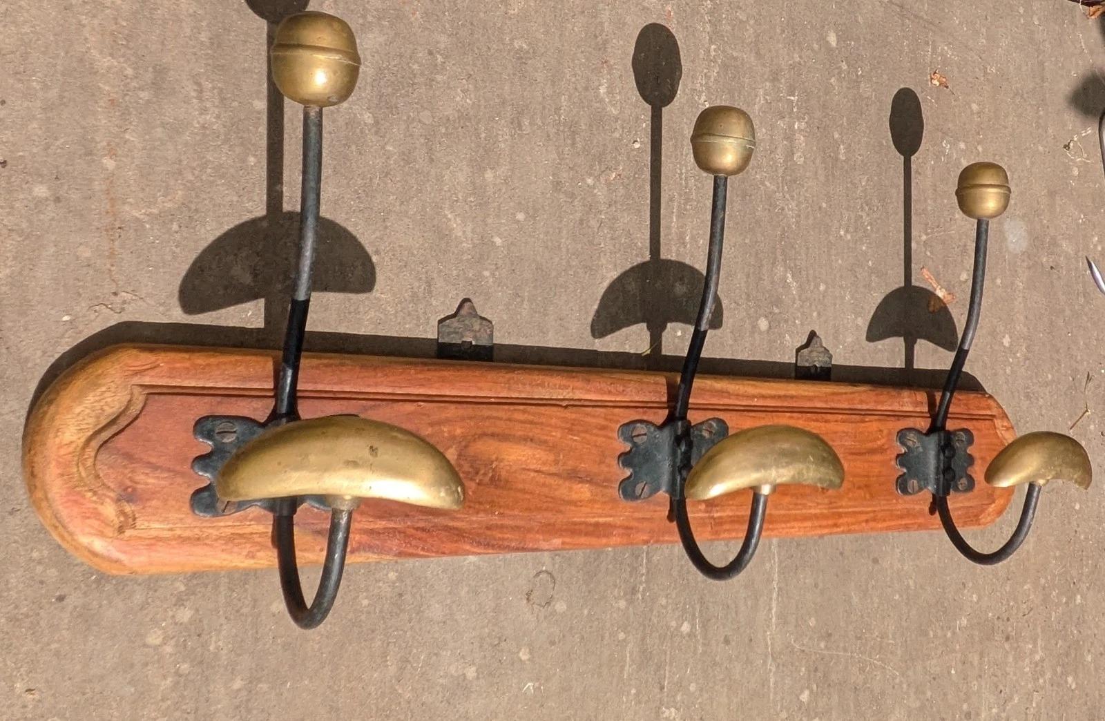 Antique French Brass Coat Hangers (1 of 6) Antique French Brass Coat Hangers (1 of 6)
