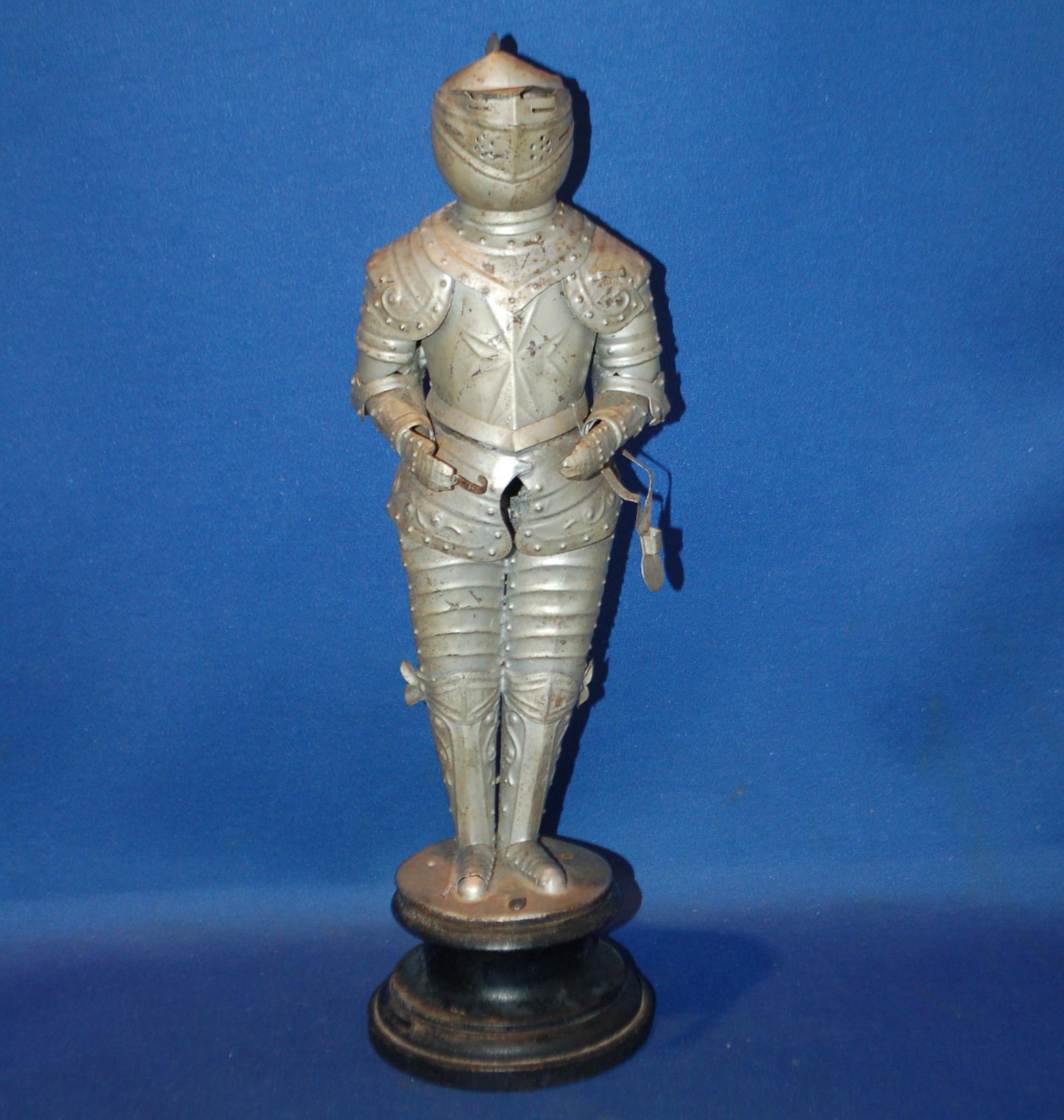 Suit of Armour, Medieval Knight Figure, Maltese Tin from Valletta (1 of 5) Suit of Armour, Medieval Knight Figure, Maltese Tin from Valletta (1 of 5)