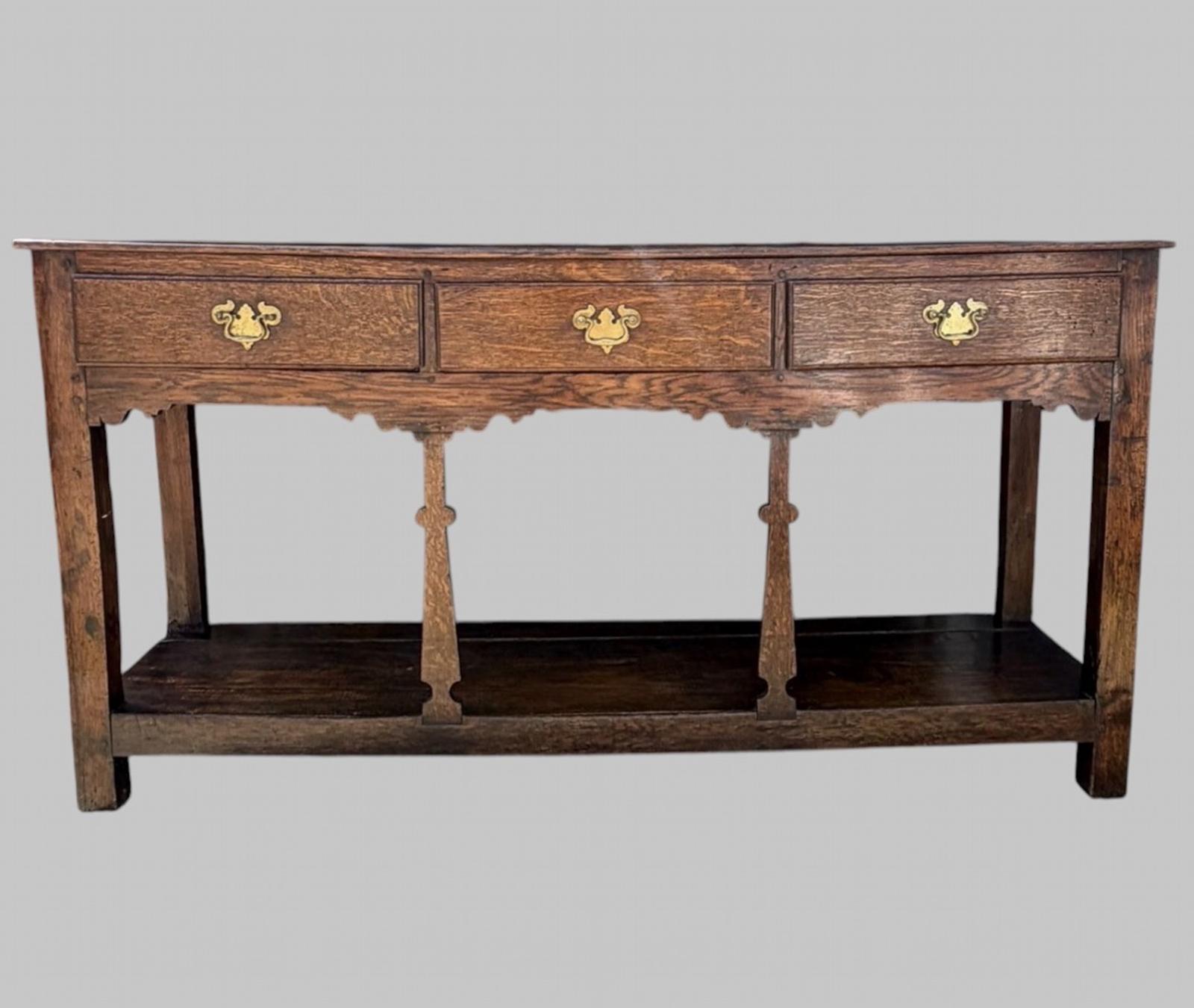 Late 18th Century Welsh Oak Potboard Dresser Base (1 of 11) Late 18th Century Welsh Oak Potboard Dresser Base (1 of 11)