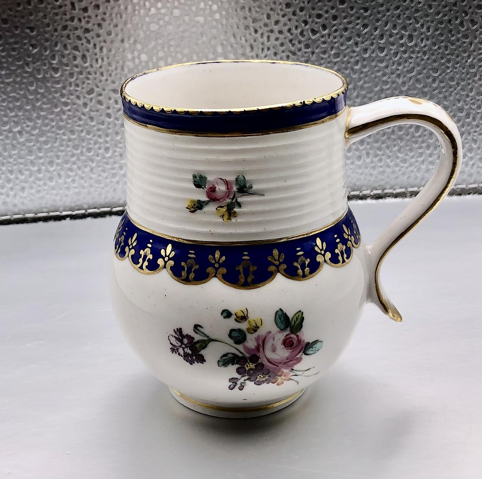 Chelsea Derby Globular Straight Necked Mug c.1770 (1 of 6)