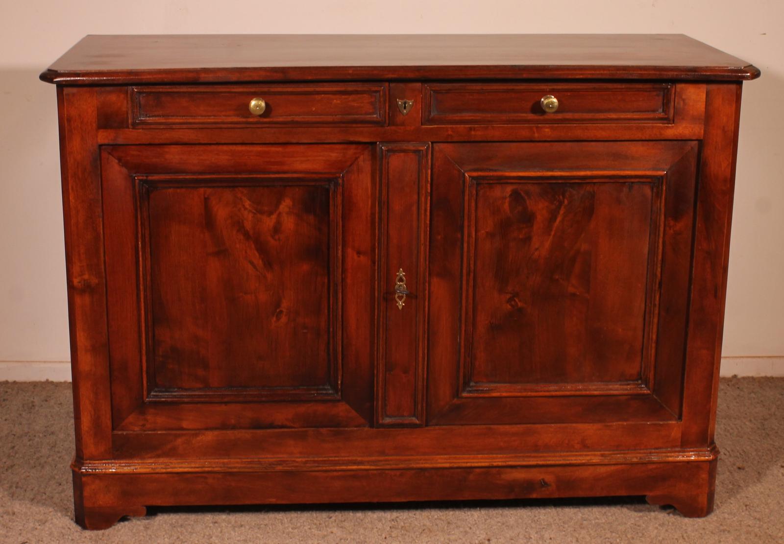 19th Century French Walnut Buffet (1 of 13)