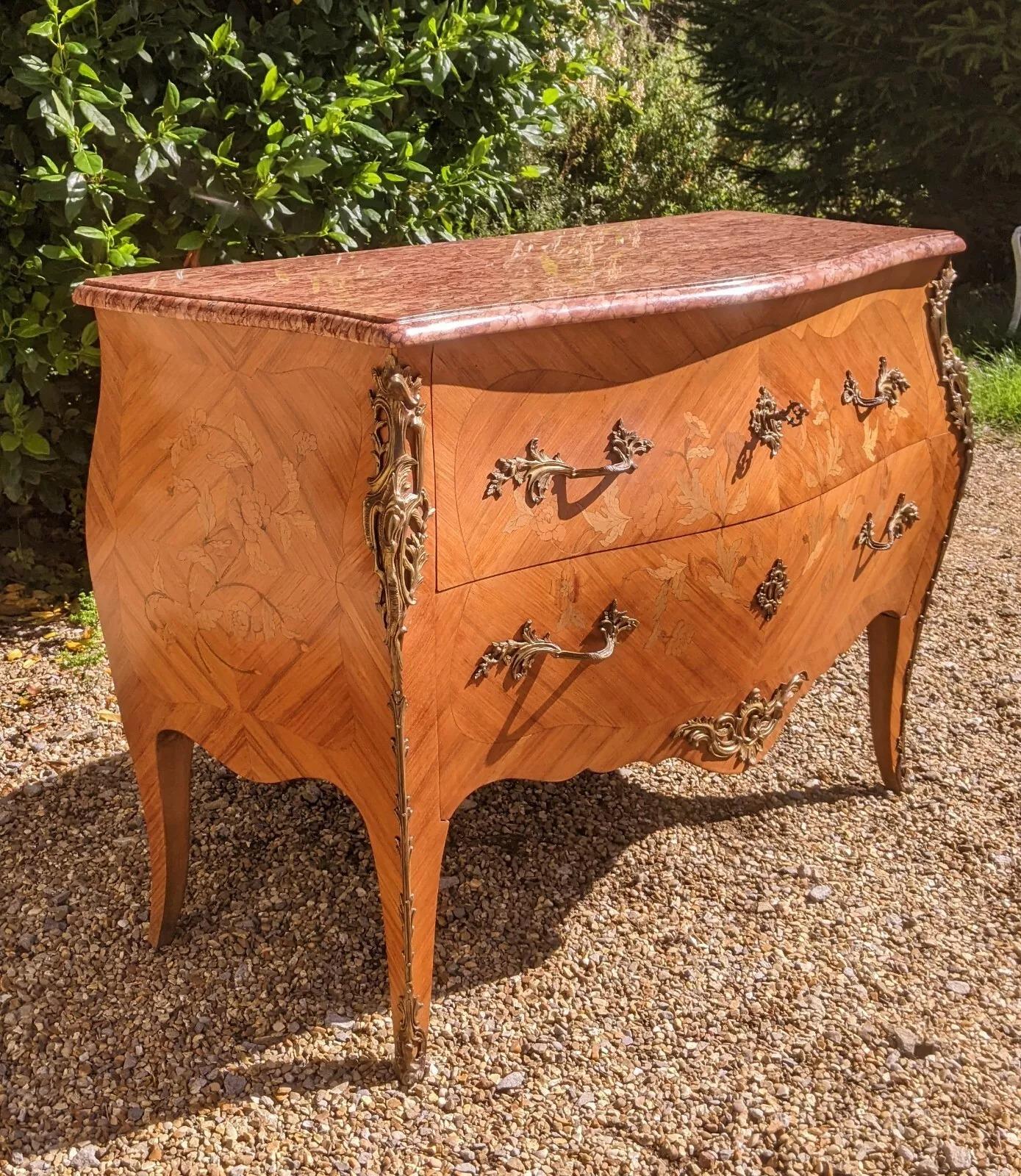 Superb Antique French Bombe Commode Chest (1 of 14) Superb Antique French Bombe Commode Chest (1 of 14)