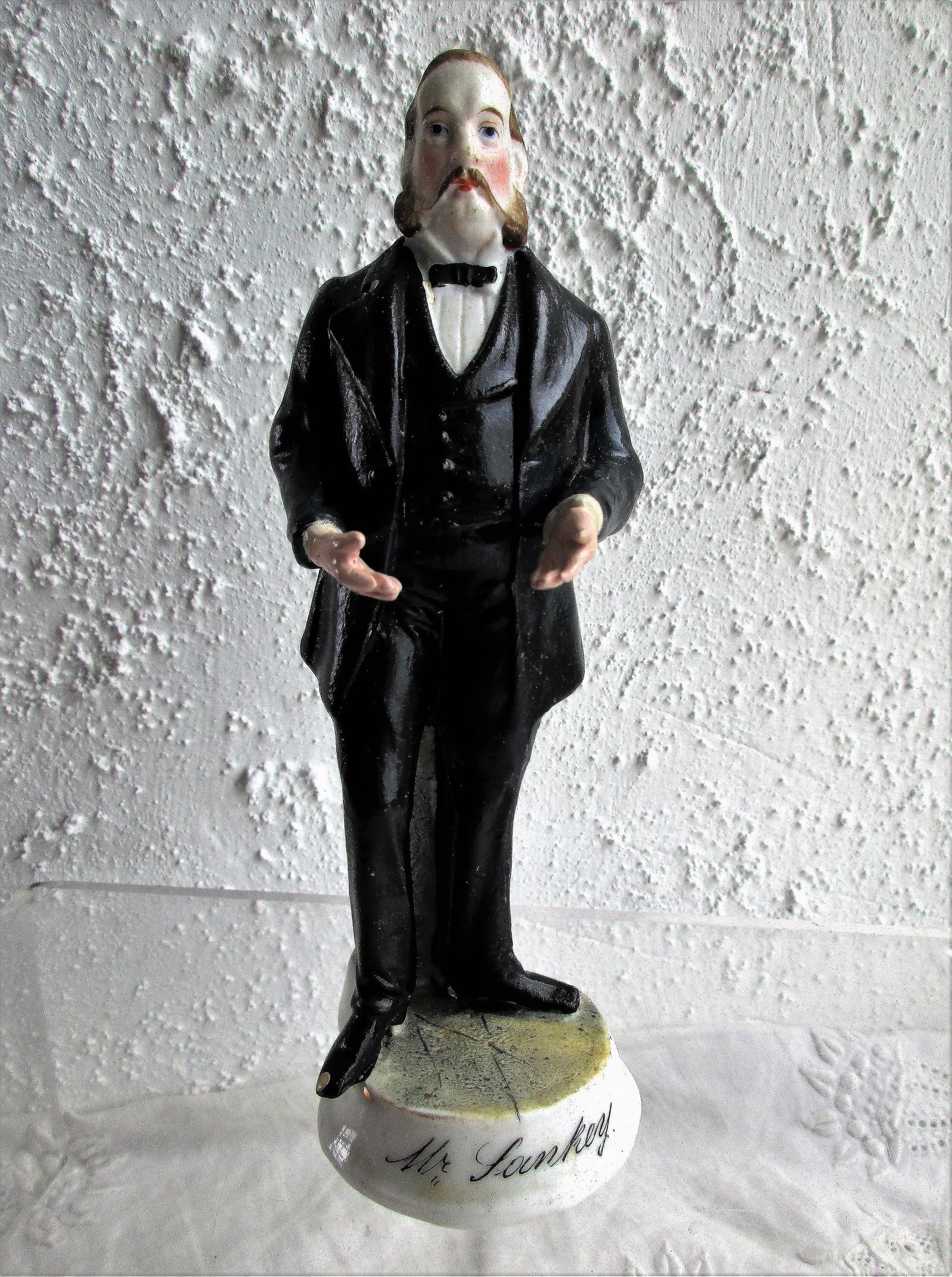 Antique English Victorian Porcelain Figurine ~ " Mr Sankey" (1 of 5)