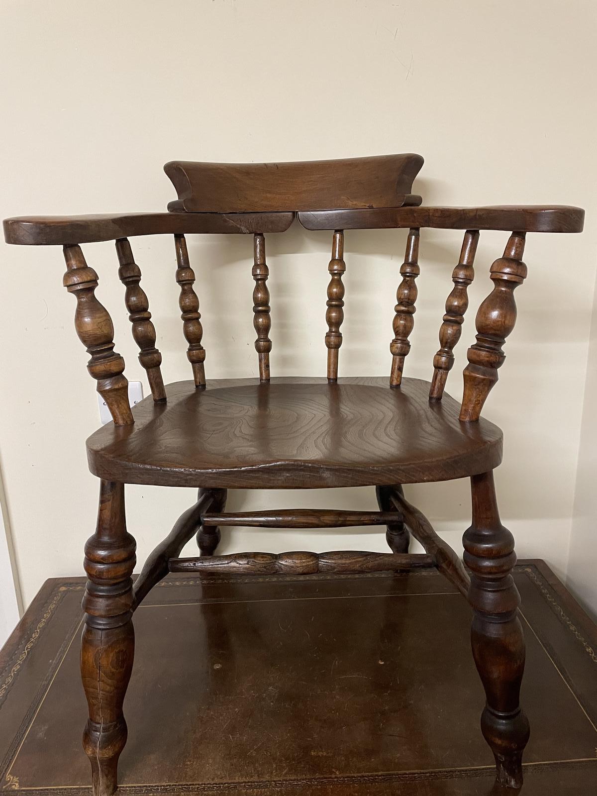 Victorian Ash & Elm Smokers Chair (1 of 10) Victorian Ash & Elm Smokers Chair (1 of 10)