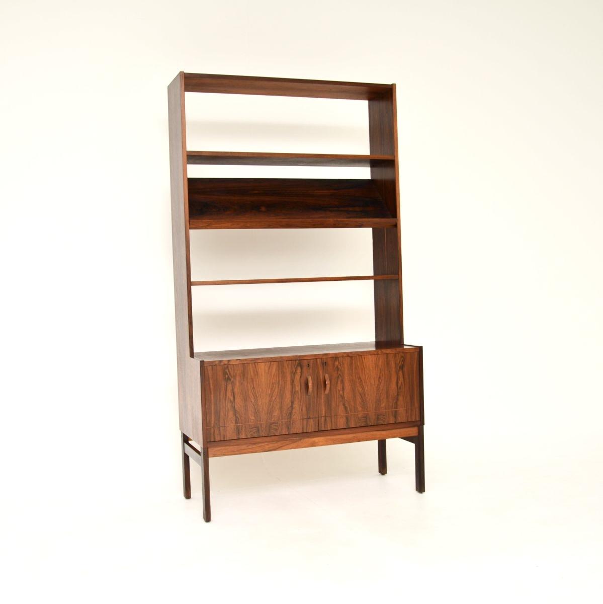 Swedish Vintage Rosewood Bookcase / Cabinet (1 of 12)
