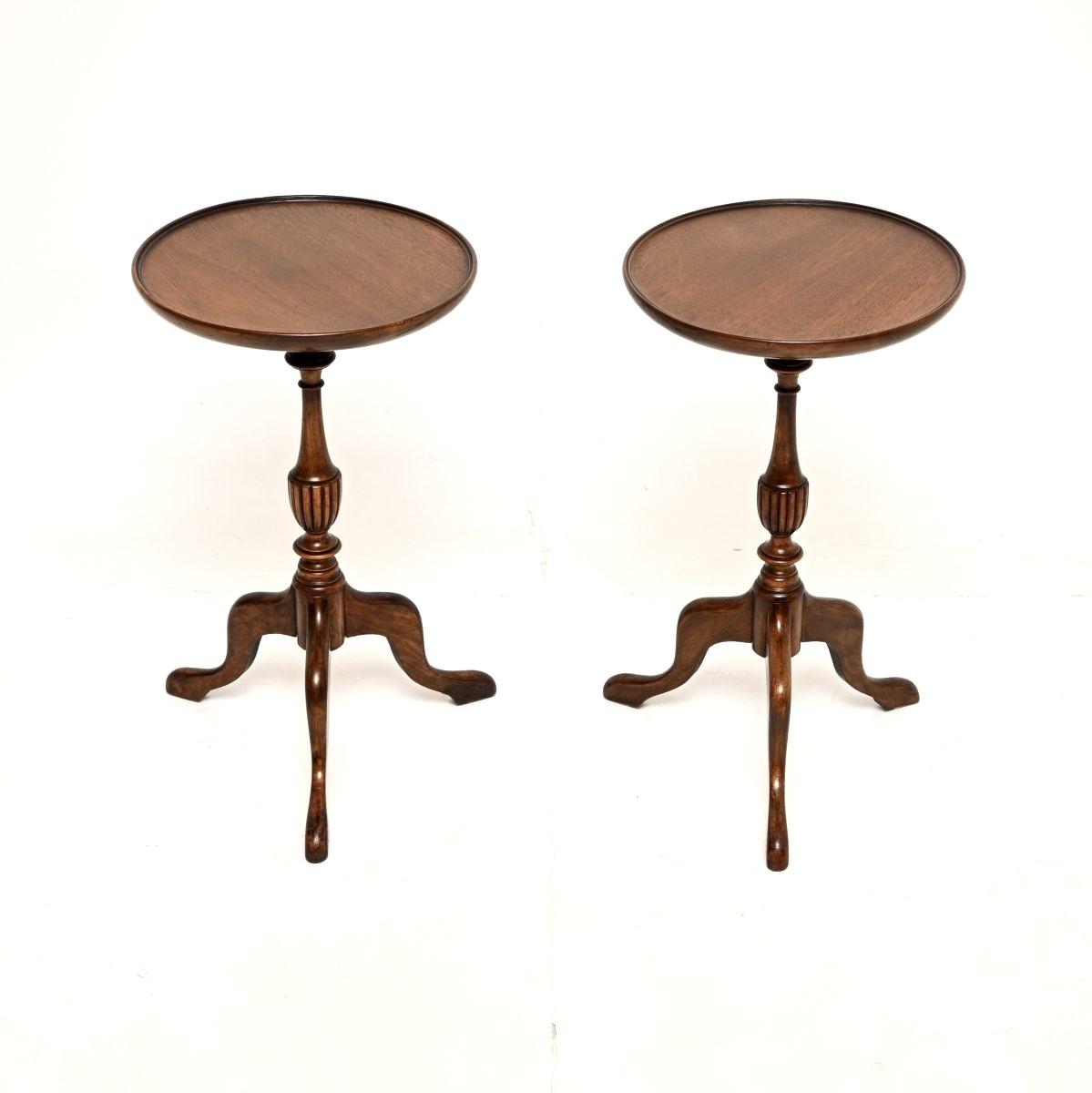 Pair of Mahogany Wine Tables (1 of 6) Pair of Mahogany Wine Tables (1 of 6)
