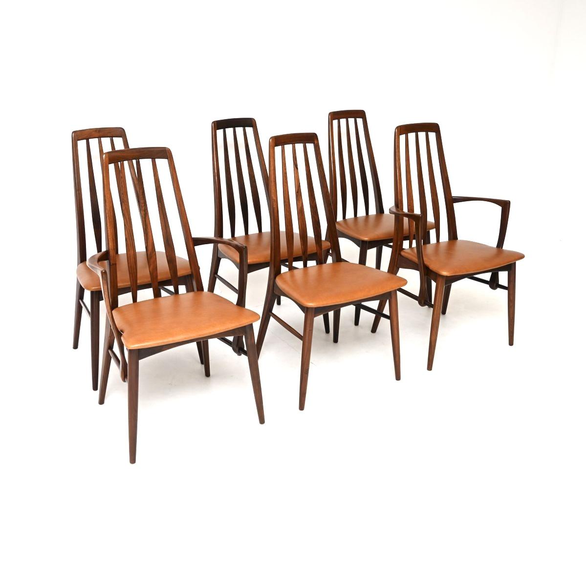 Set of Six Danish Vintage Rosewood and Leather Dining Chairs by Niels Koefoed (1 of 10) Set of Six Danish Vintage Rosewood and Leather Dining Chairs by Niels Koefoed (1 of 10)