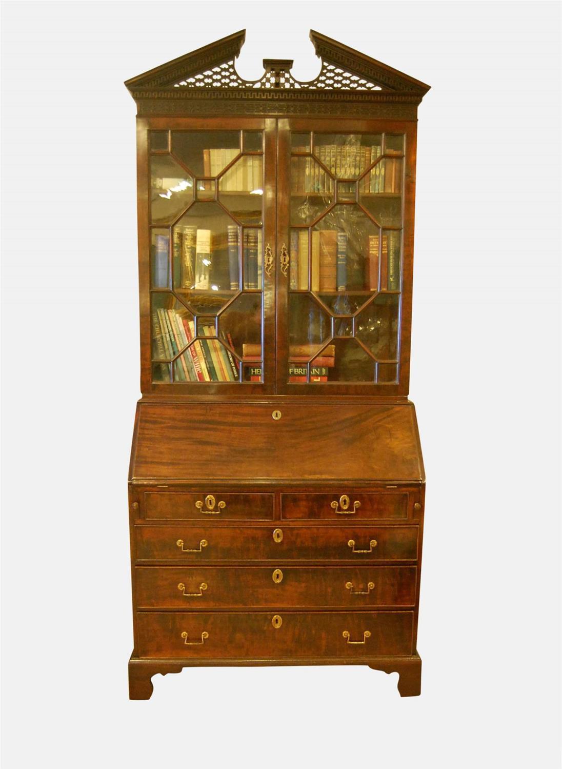 Mahogany Bureau Bookcase (1 of 1) Mahogany Bureau Bookcase (1 of 1)