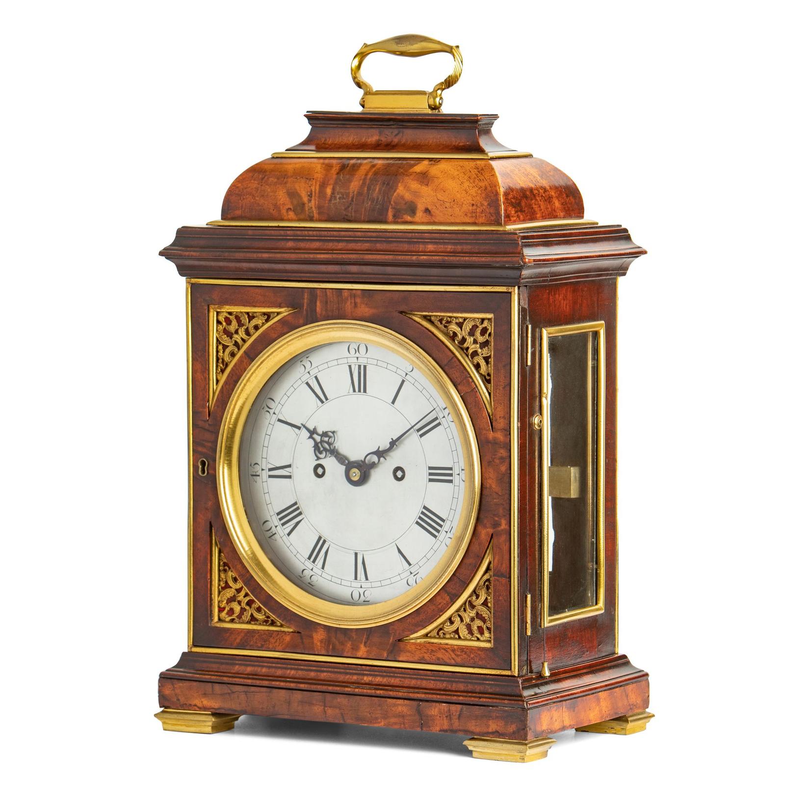 Mahogany Striking Table Clock – John Ellicott (1 of 4)