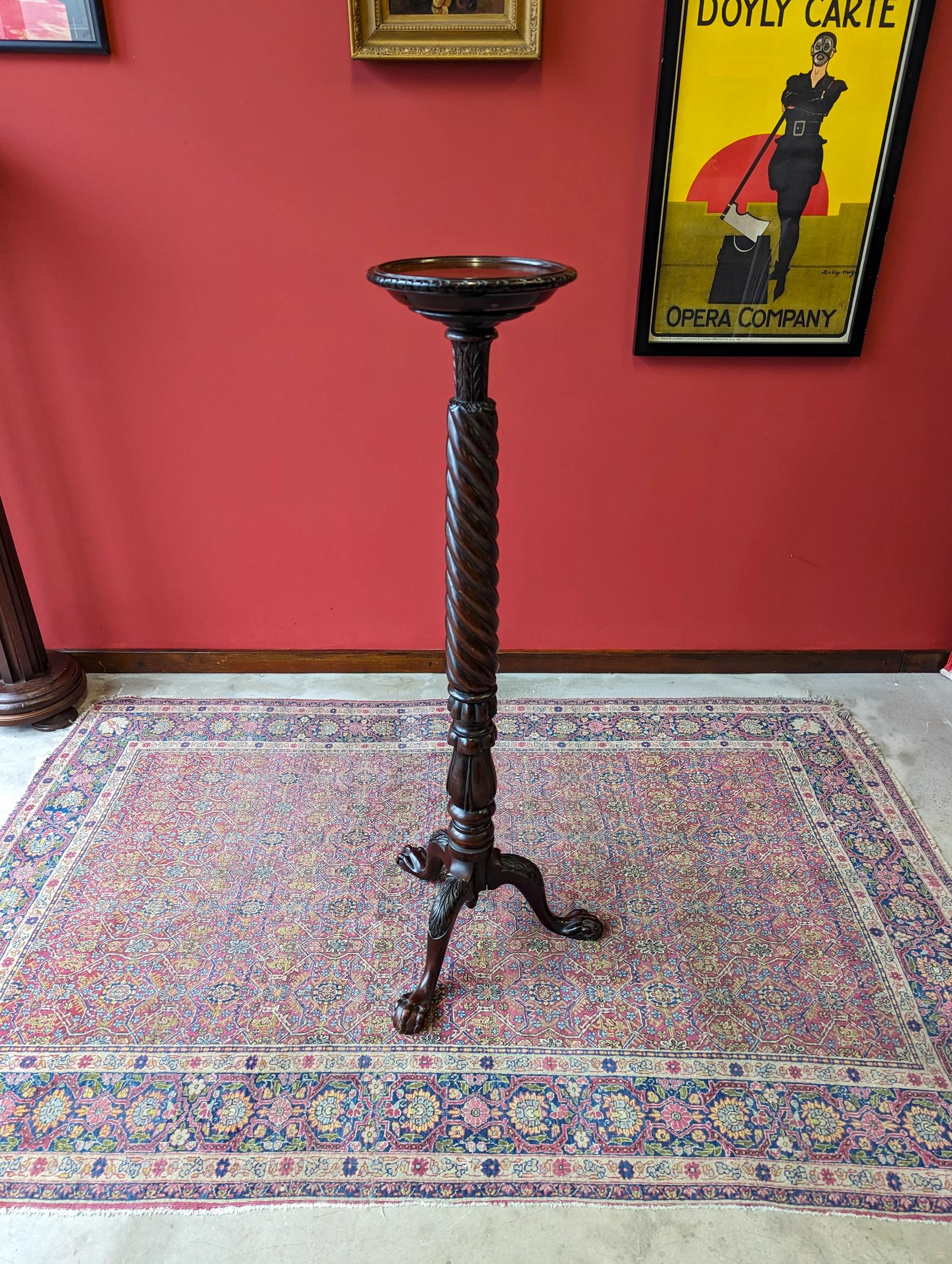 Antique Victorian Mahogany Plant Stand Torchere (1 of 10) Antique Victorian Mahogany Plant Stand Torchere (1 of 10)