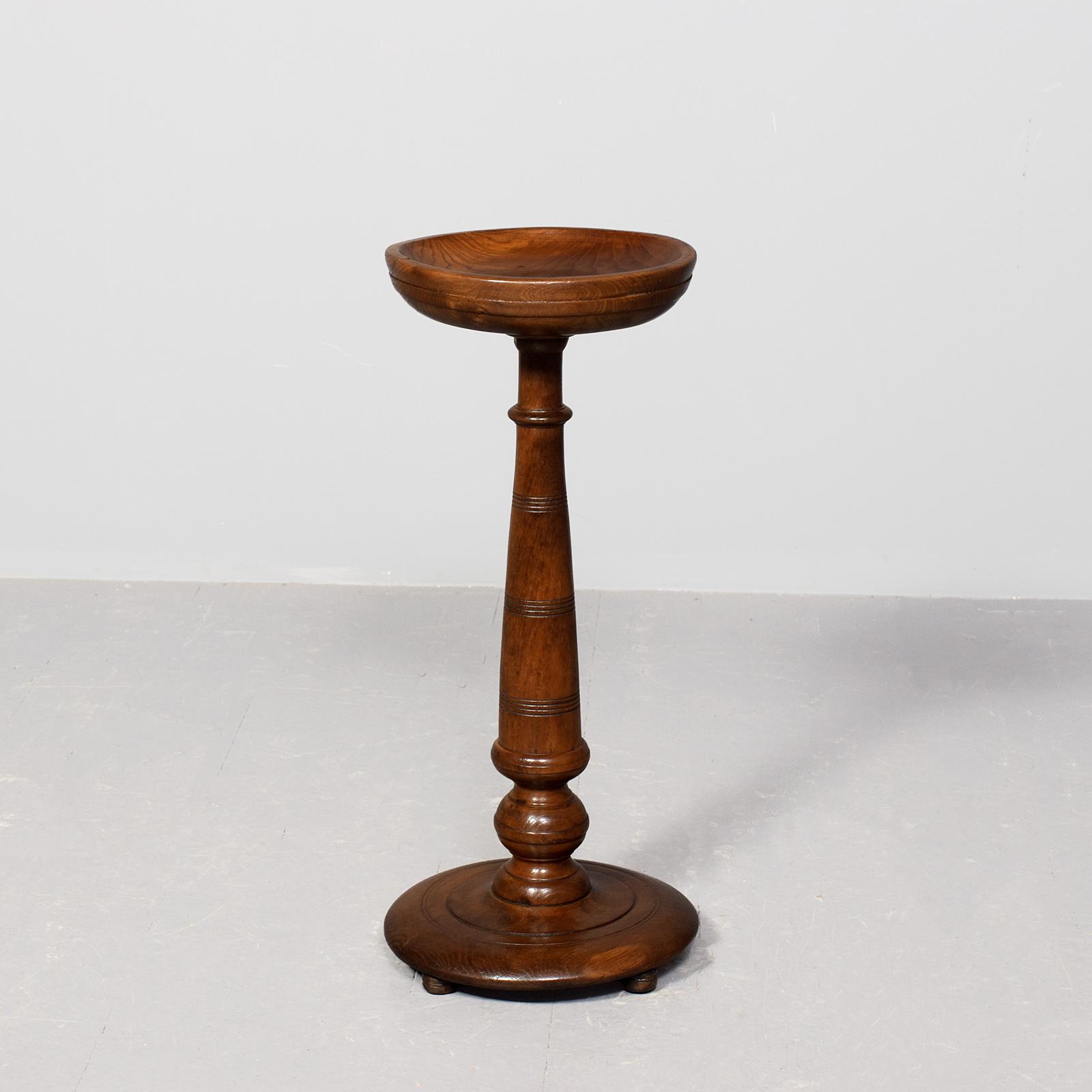 Rustic Victorian Turned Elm and Oak Pedestal/jardinière Stand (1 of 6) Rustic Victorian Turned Elm and Oak Pedestal/jardinière Stand (1 of 6)