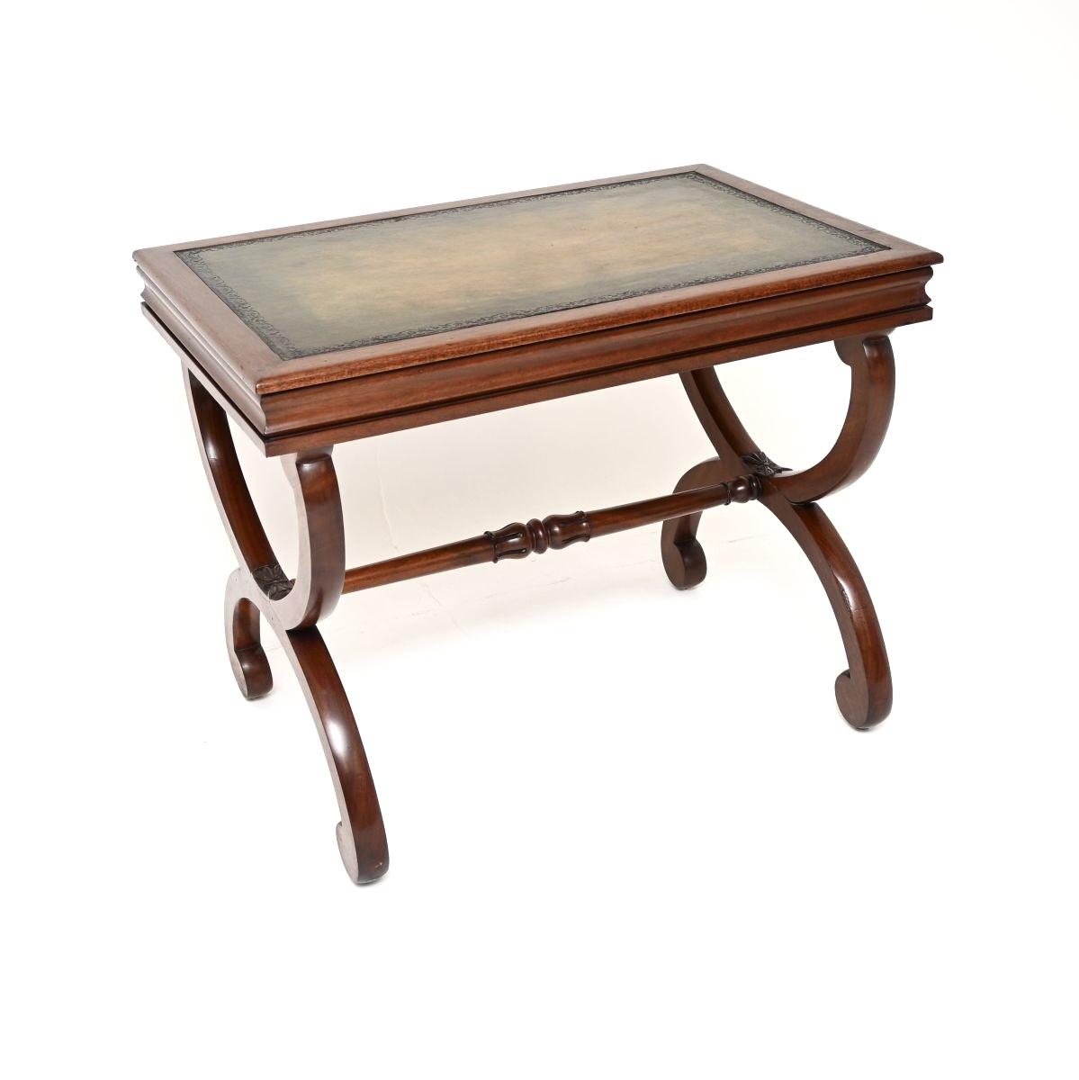 Antique William IV Mahogany Leather Top Writing Table / Desk (1 of 10) Antique William IV Mahogany Leather Top Writing Table / Desk (1 of 10)