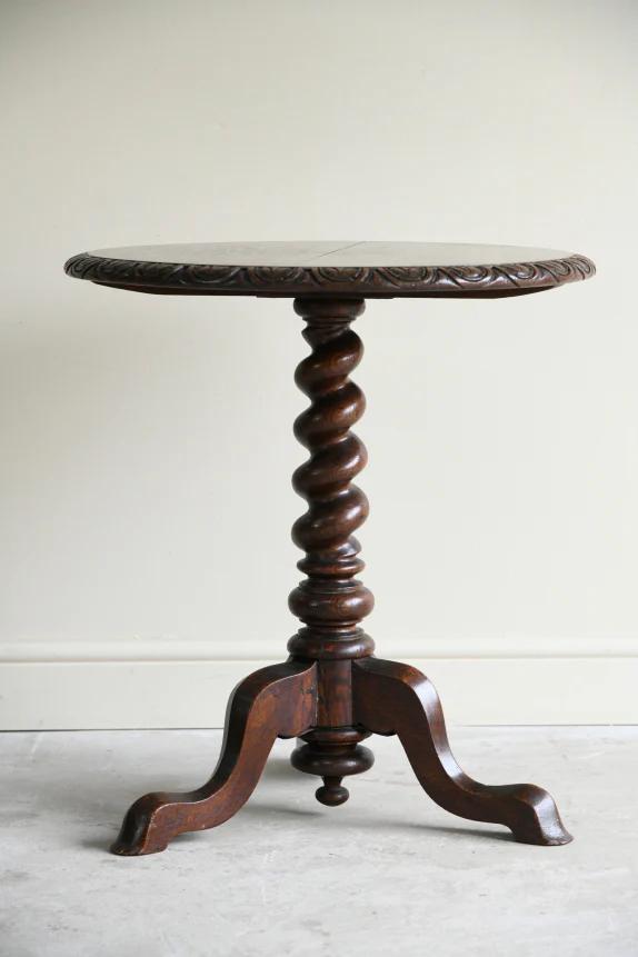 Victorian Oak Occasional Table (1 of 5)