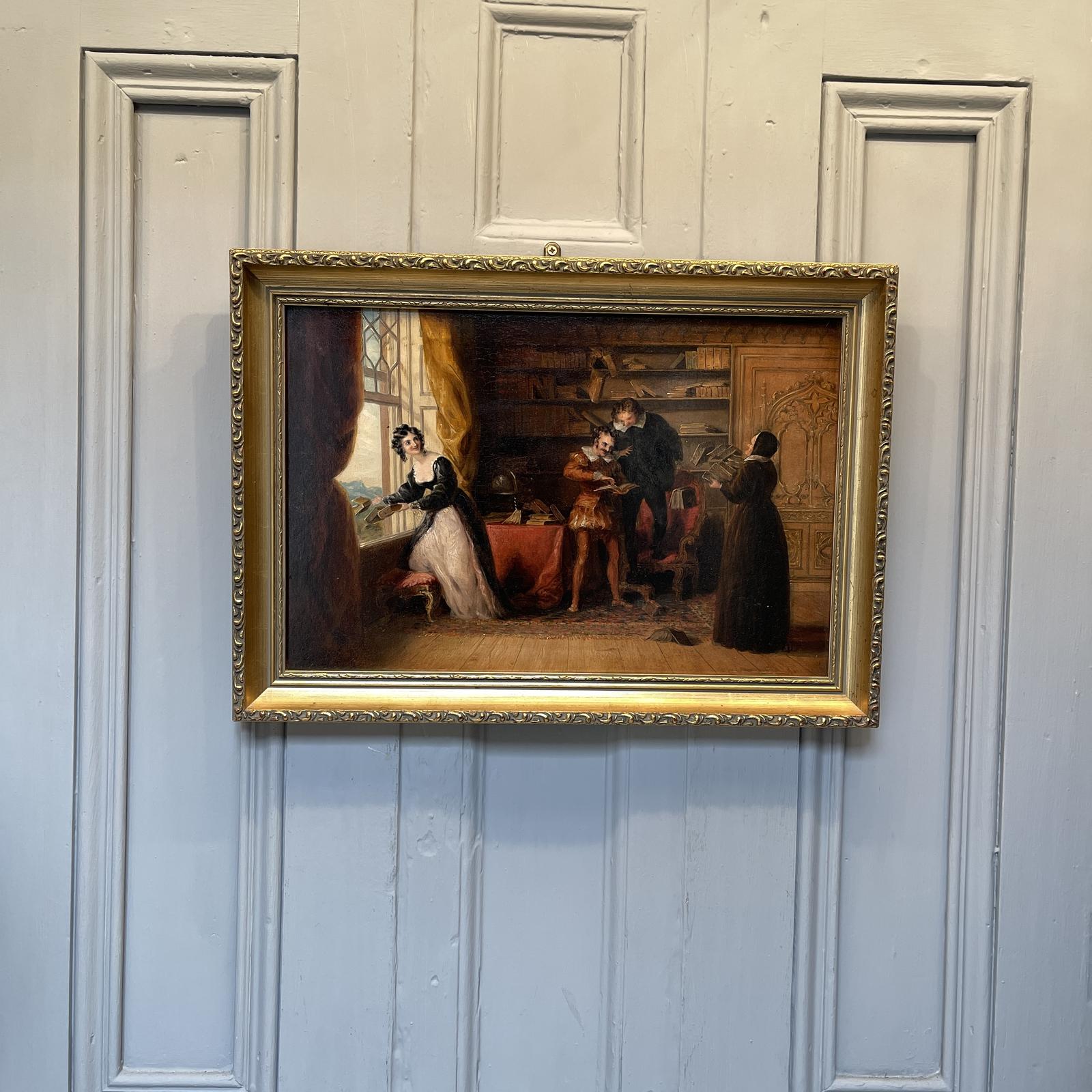 Antique Georgian Early Victorian Oil Painting Study of a Scene from Don Quixote (4 of 4) (1 of 10)