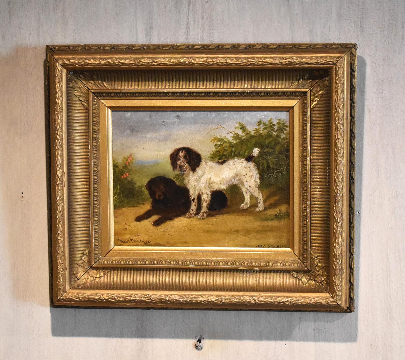 Oil Painting of Spaniels by Frederick French (1 of 7) Oil Painting of Spaniels by Frederick French (1 of 7)