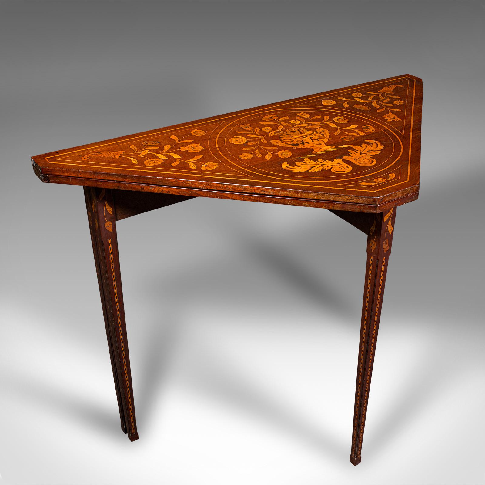Antique Inlaid Flower Display Table - Dutch Georgian c.1780 (1 of 10)