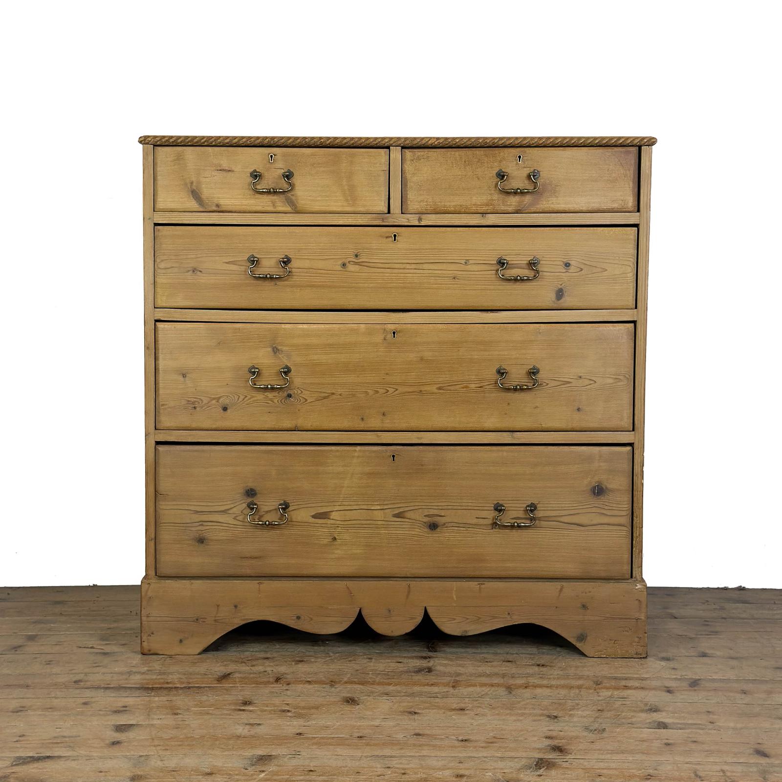 Antique Stripped Pine Chest of Drawers (1 of 9) Antique Stripped Pine Chest of Drawers (1 of 9)