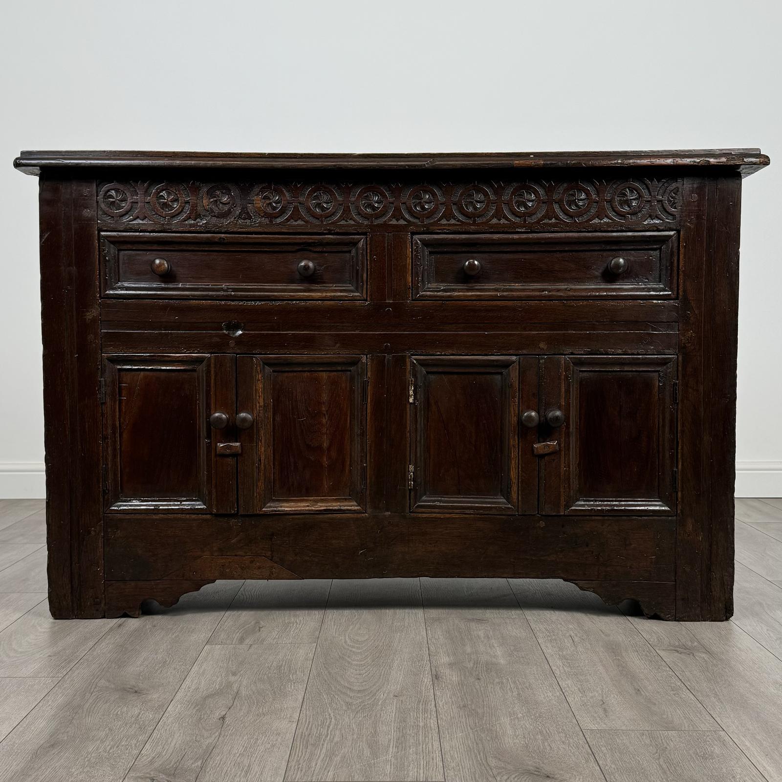 Antique 17th Century Fine Quality Oak Sideboard (1 of 12) Antique 17th Century Fine Quality Oak Sideboard (1 of 12)