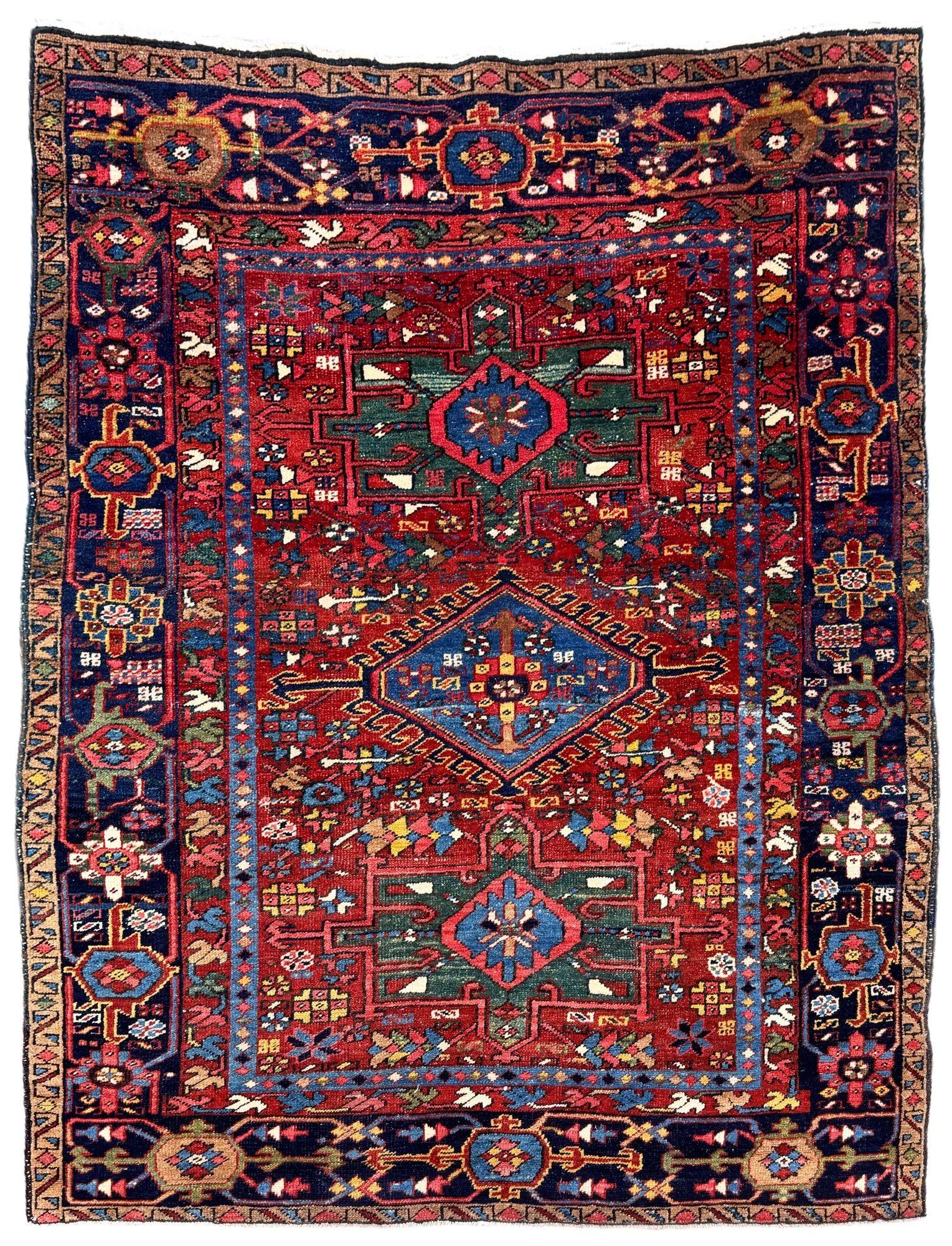 Antique Heriz Rug 1.81m x 1.44m (1 of 18) Antique Heriz Rug 1.81m x 1.44m (1 of 18)