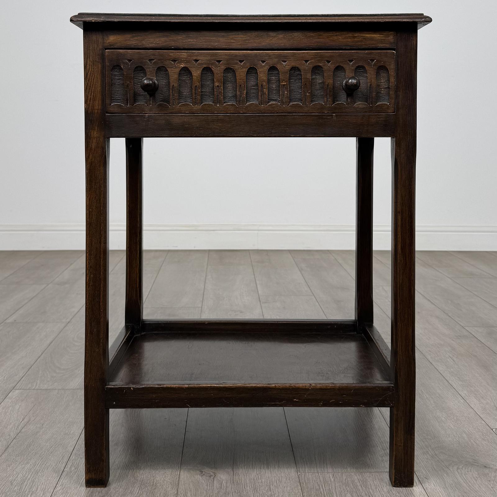 Antique 20th Century Edwardian Side Table In Oak (1 of 12) Antique 20th Century Edwardian Side Table In Oak (1 of 12)