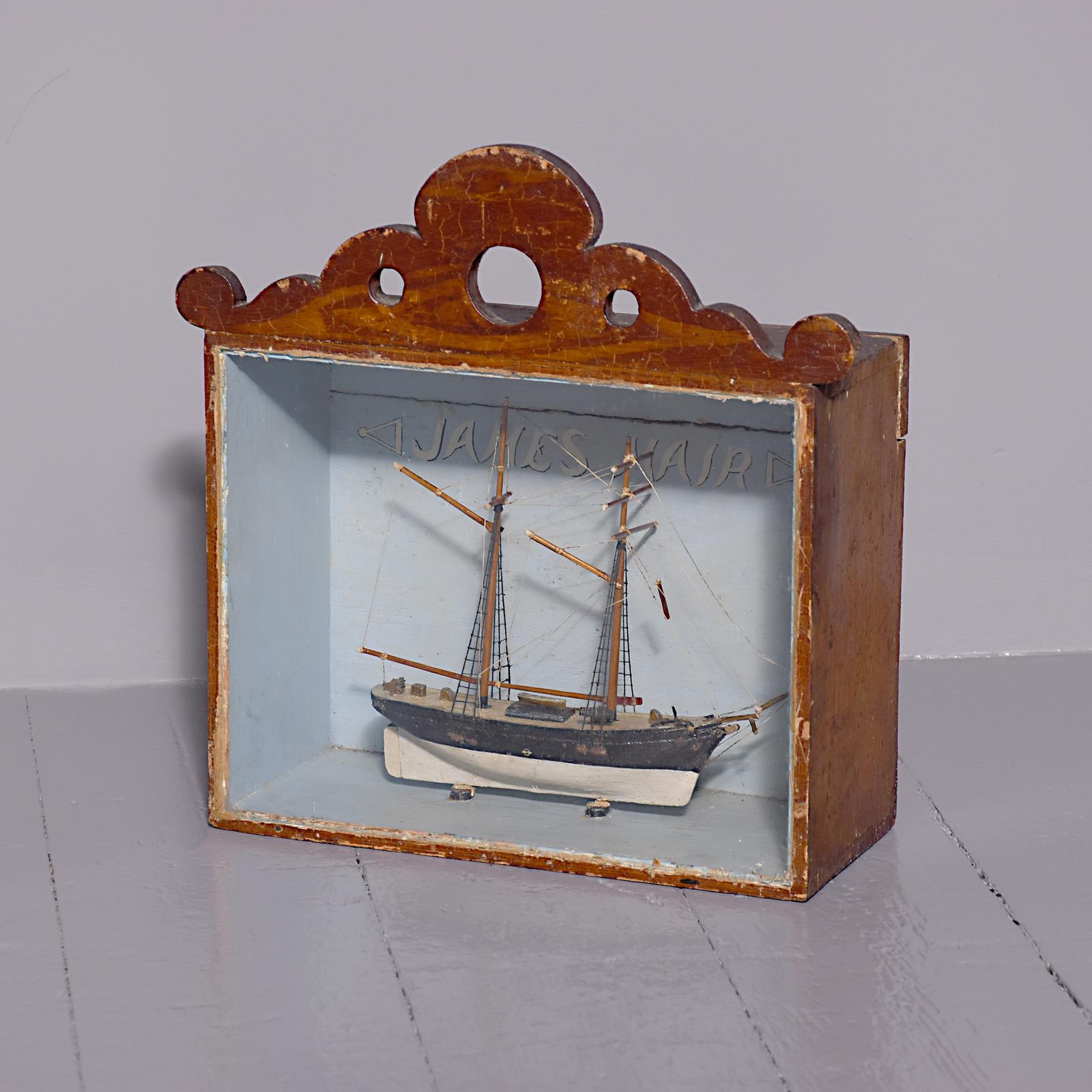 Glazed & Framed Ship Model (1 of 9)
